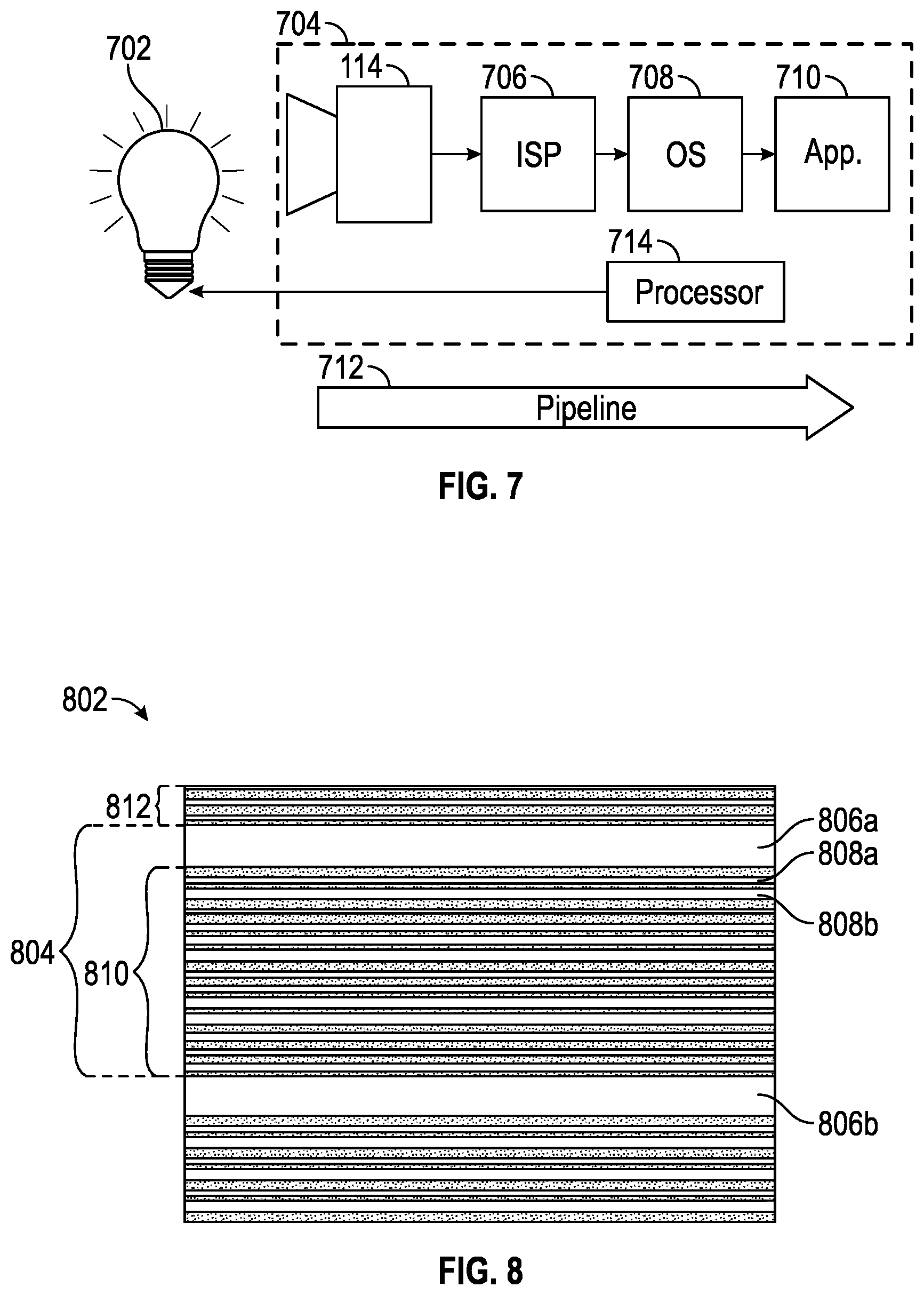 Patent US12108027 Figure 12 – Rolling shutter camera pipeline exposure timestamp error determination