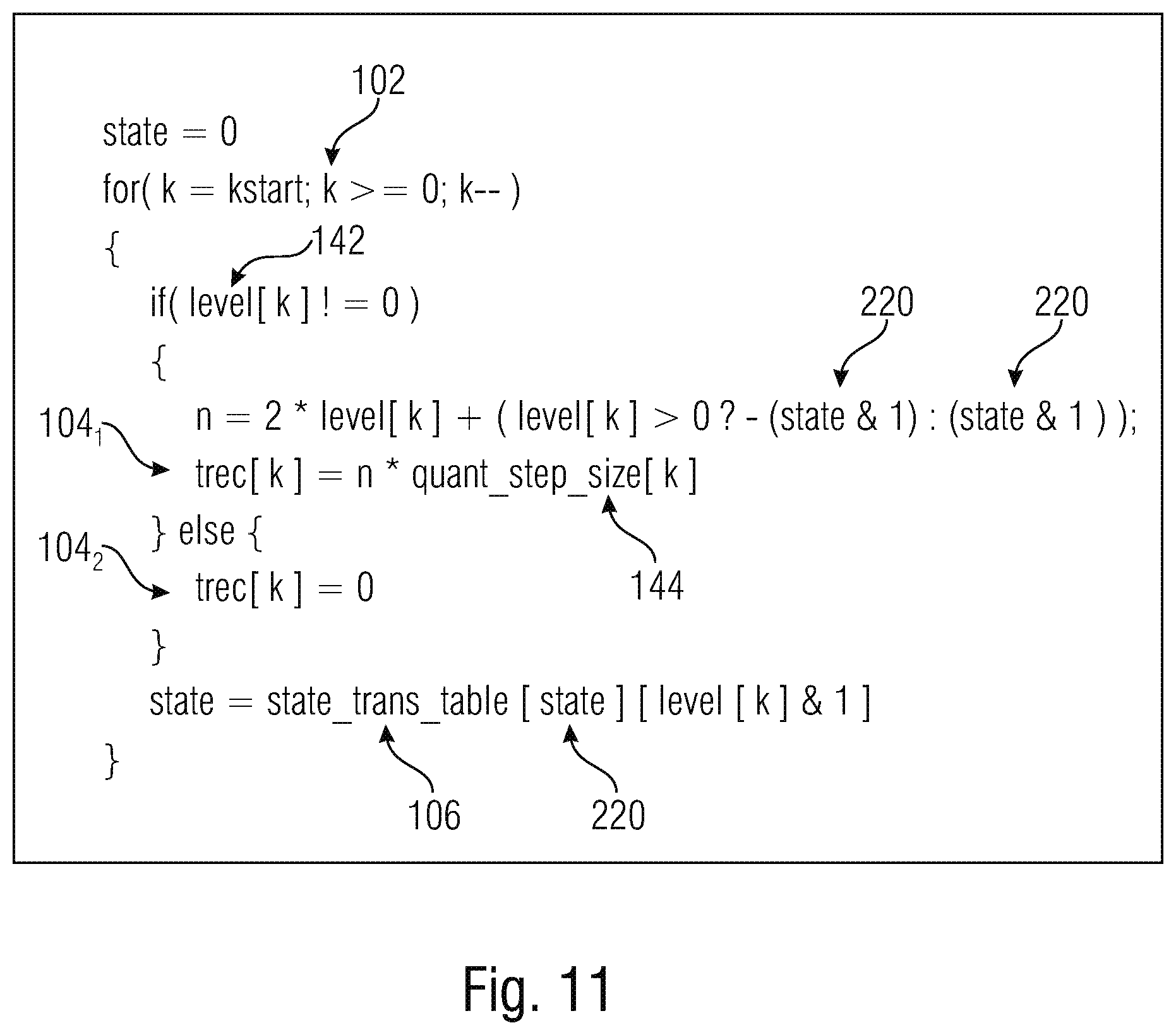 Patent US12108041 Figure 8 – Decoder, encoder and method for supporting adaptive dependent quantization of transform coefficient levels