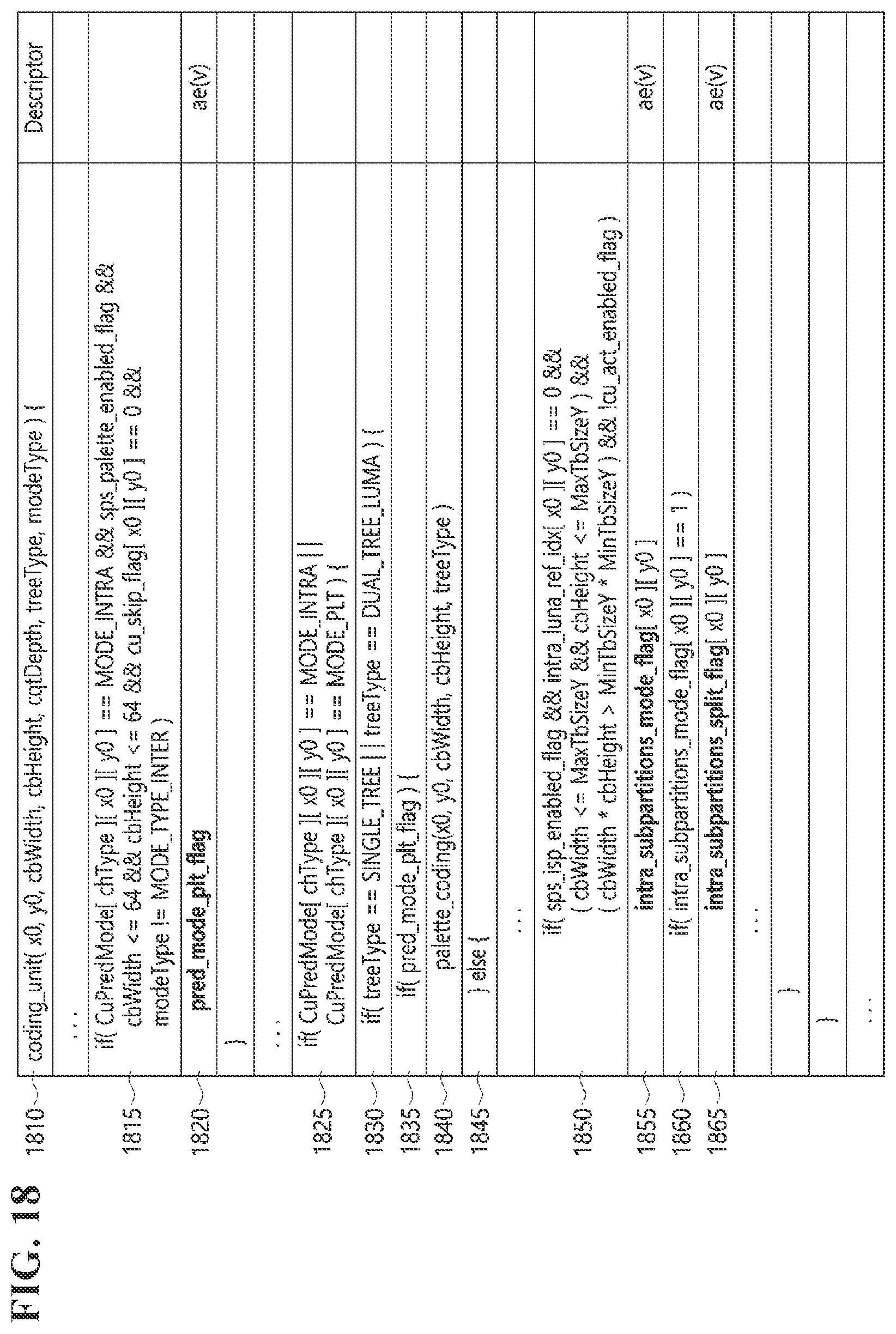 Patent US12108052 Figure 18 – Method and device for encoding/decoding image by using palette mode, and recording medium