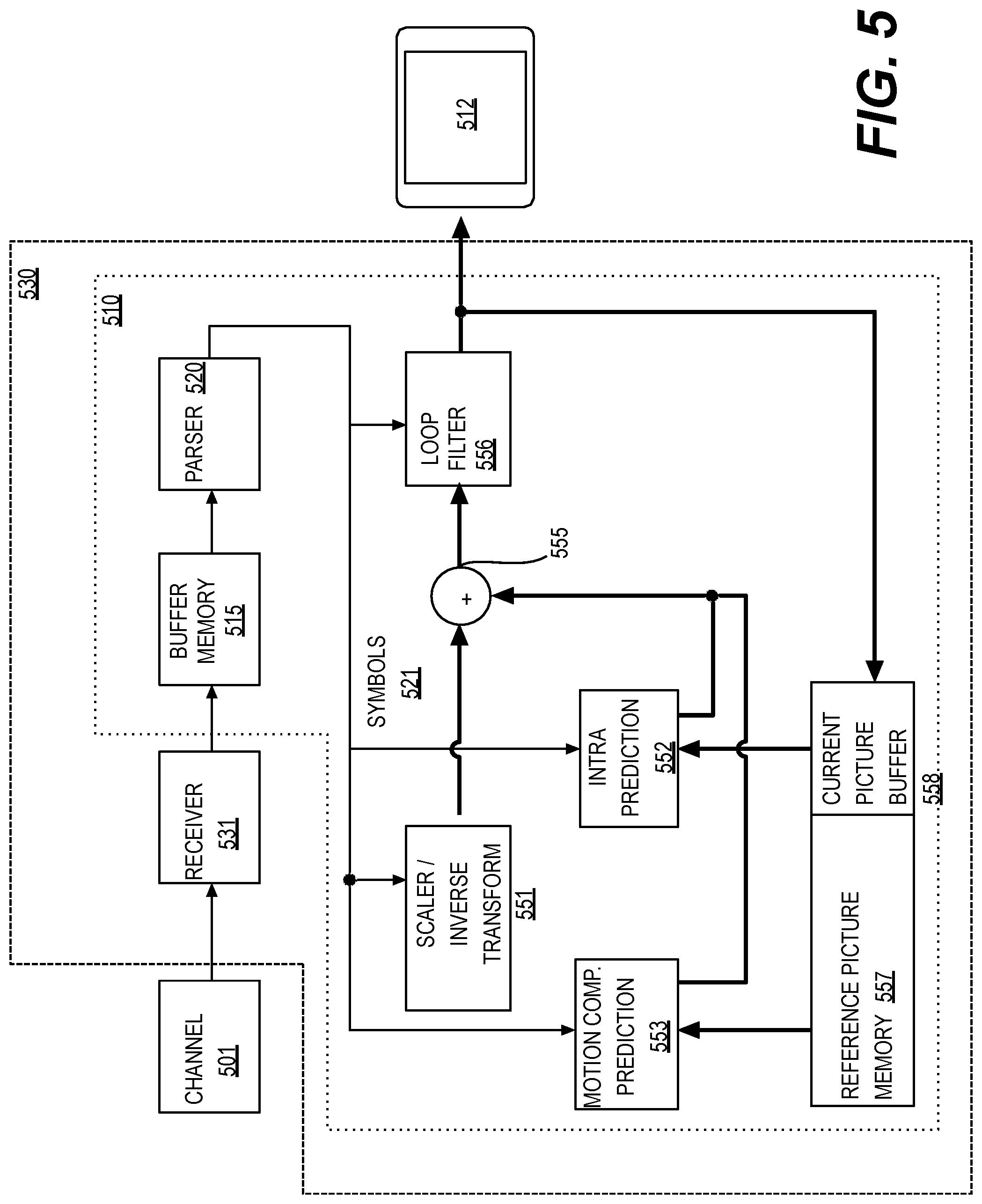 Patent US12108056 Figure 6 – Signalling of EOB for one dimensional transform skip