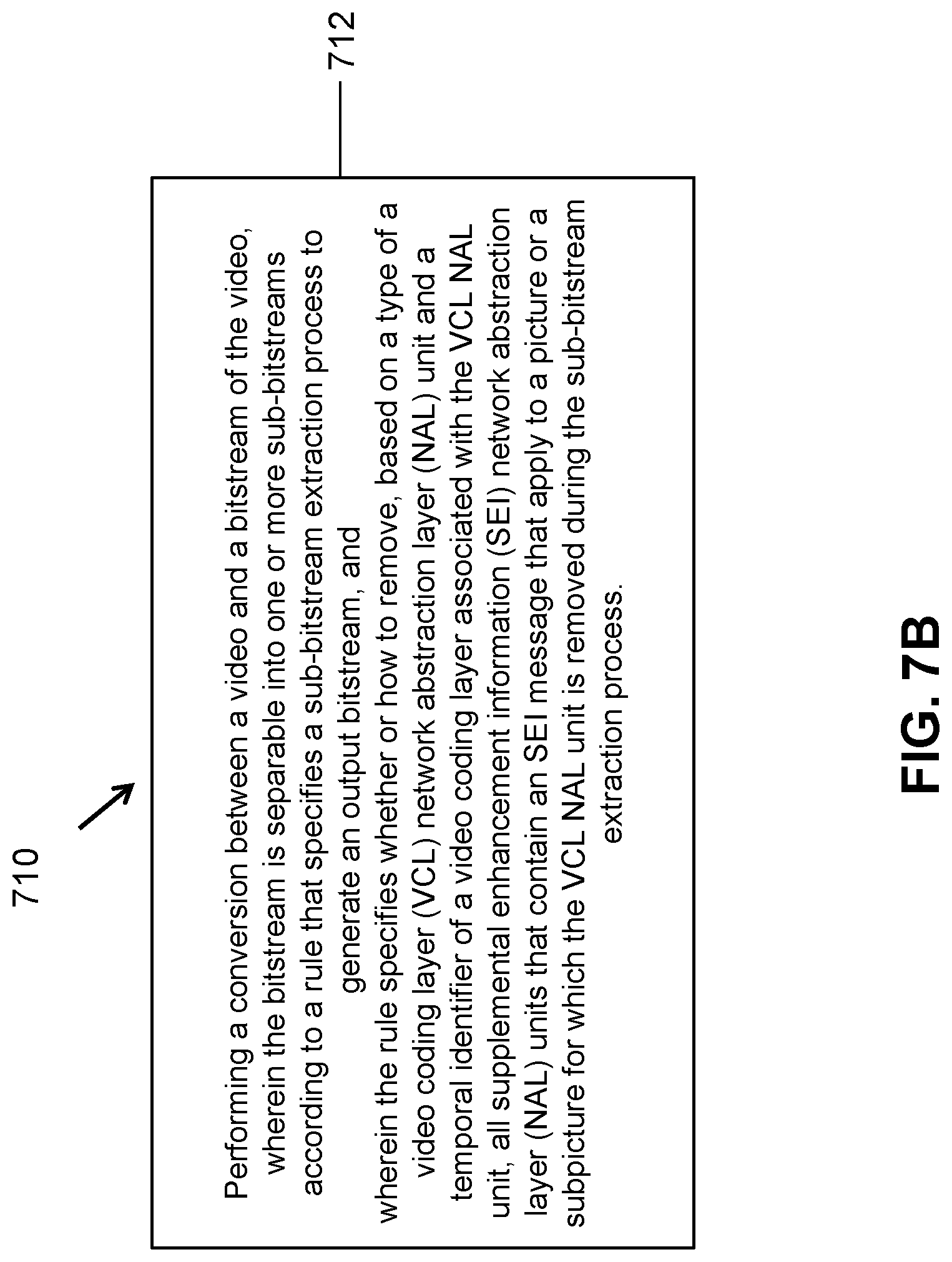 Patent US12108068 Figure 8 – Handling different NAL types in video sub-bitstream extraction