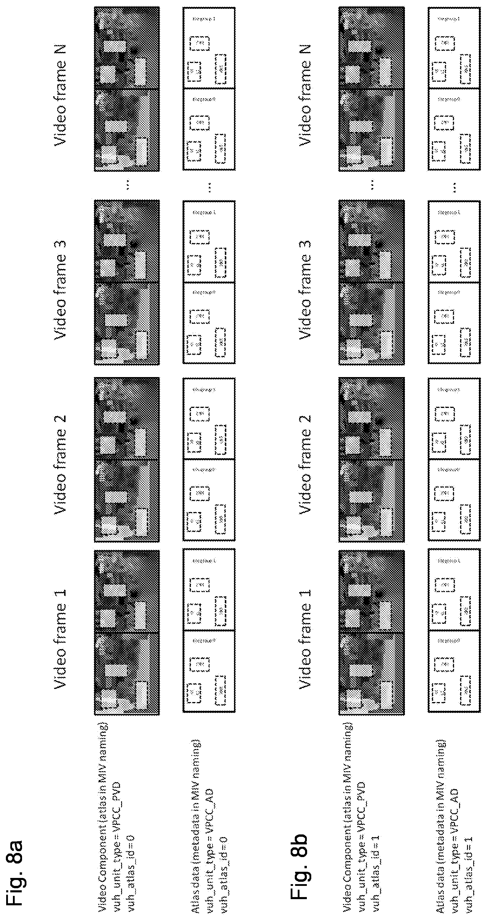 Patent US12108082 Figure 8 – Method, an apparatus and a computer program product for volumetric video encoding and video decoding