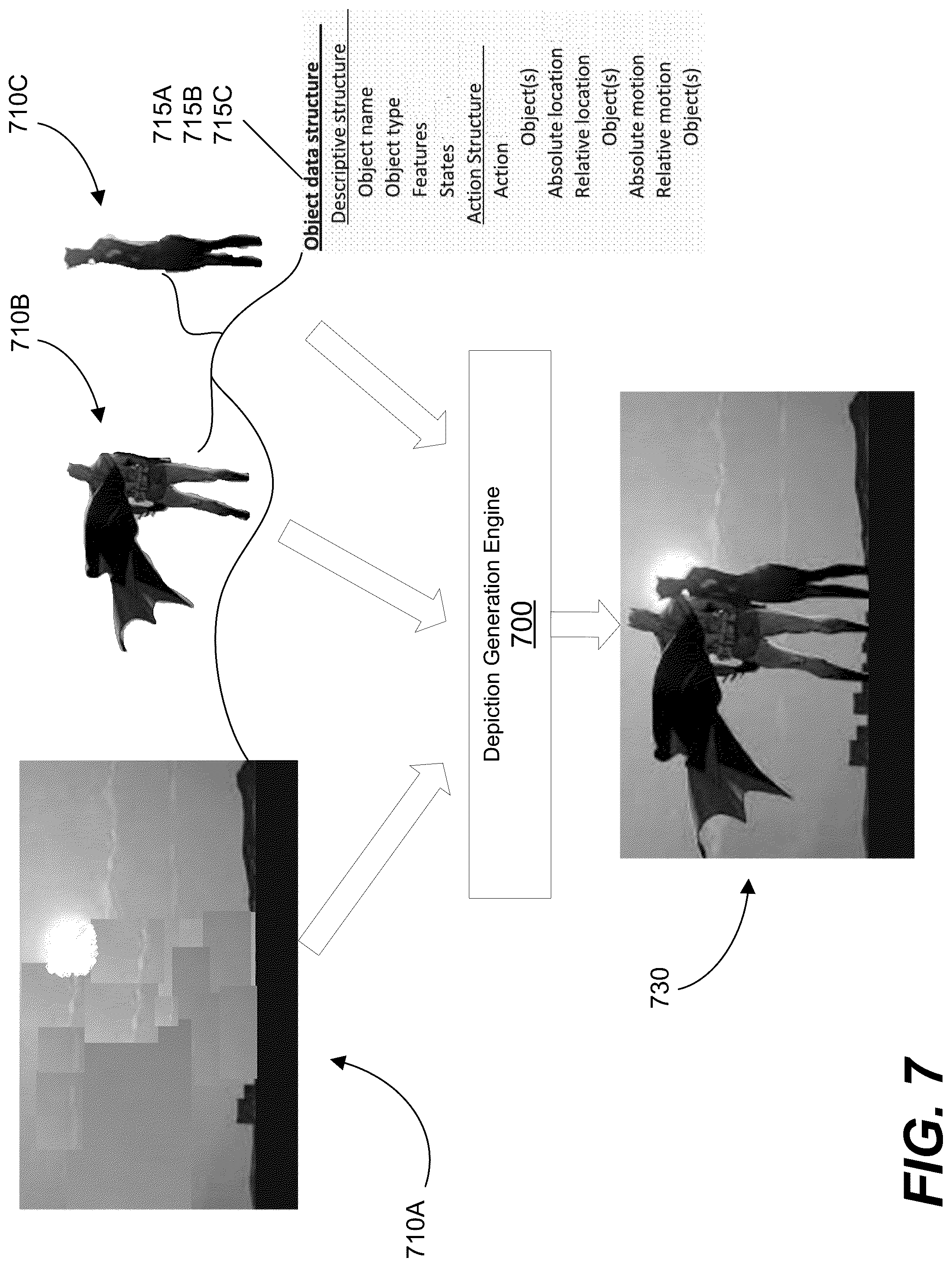 Patent US12108100 Figure 7 – Systems and methods for generating adapted content depictions