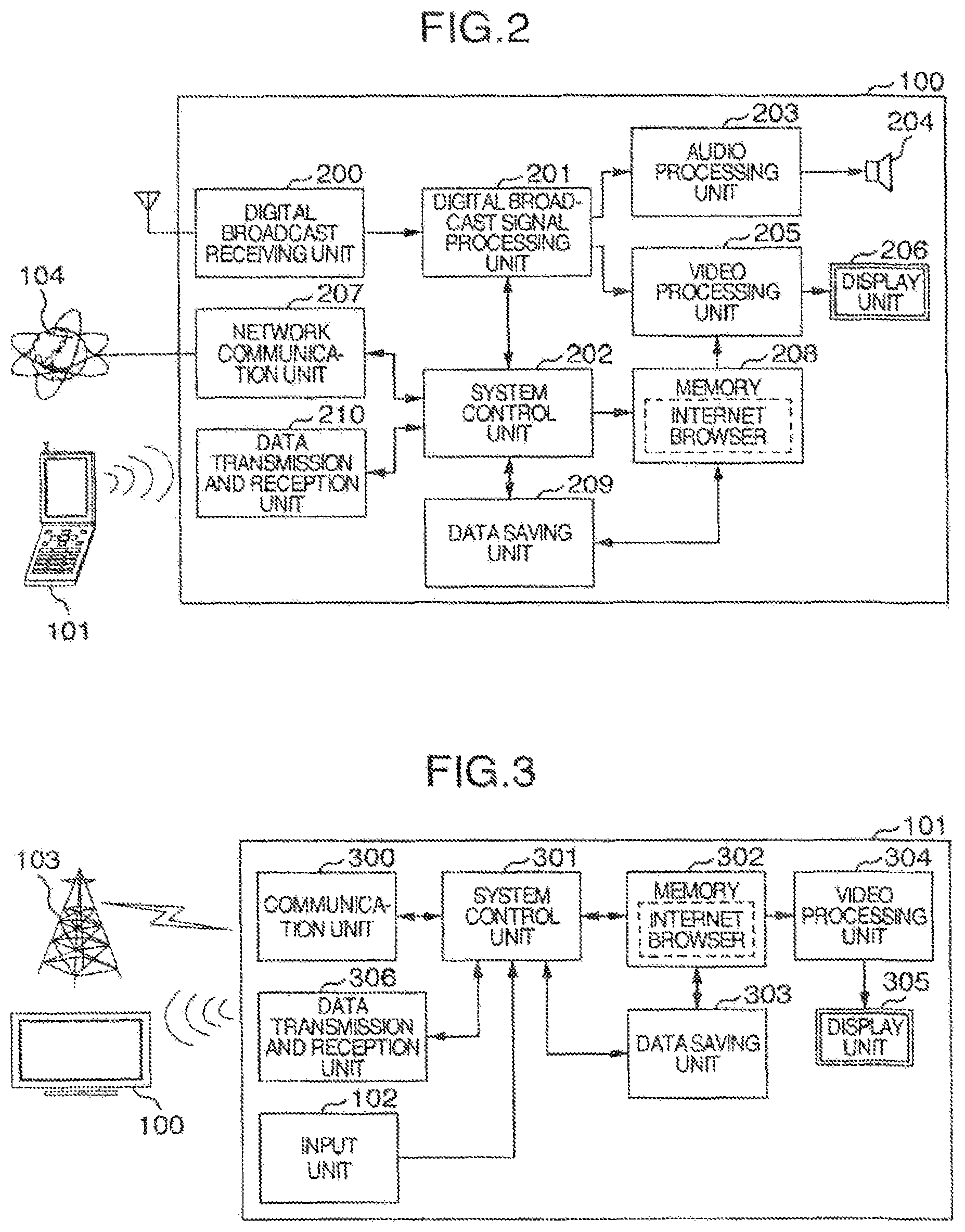Patent US12108103 Figure 2 – Portable terminal, information processing apparatus, content display system and content display method