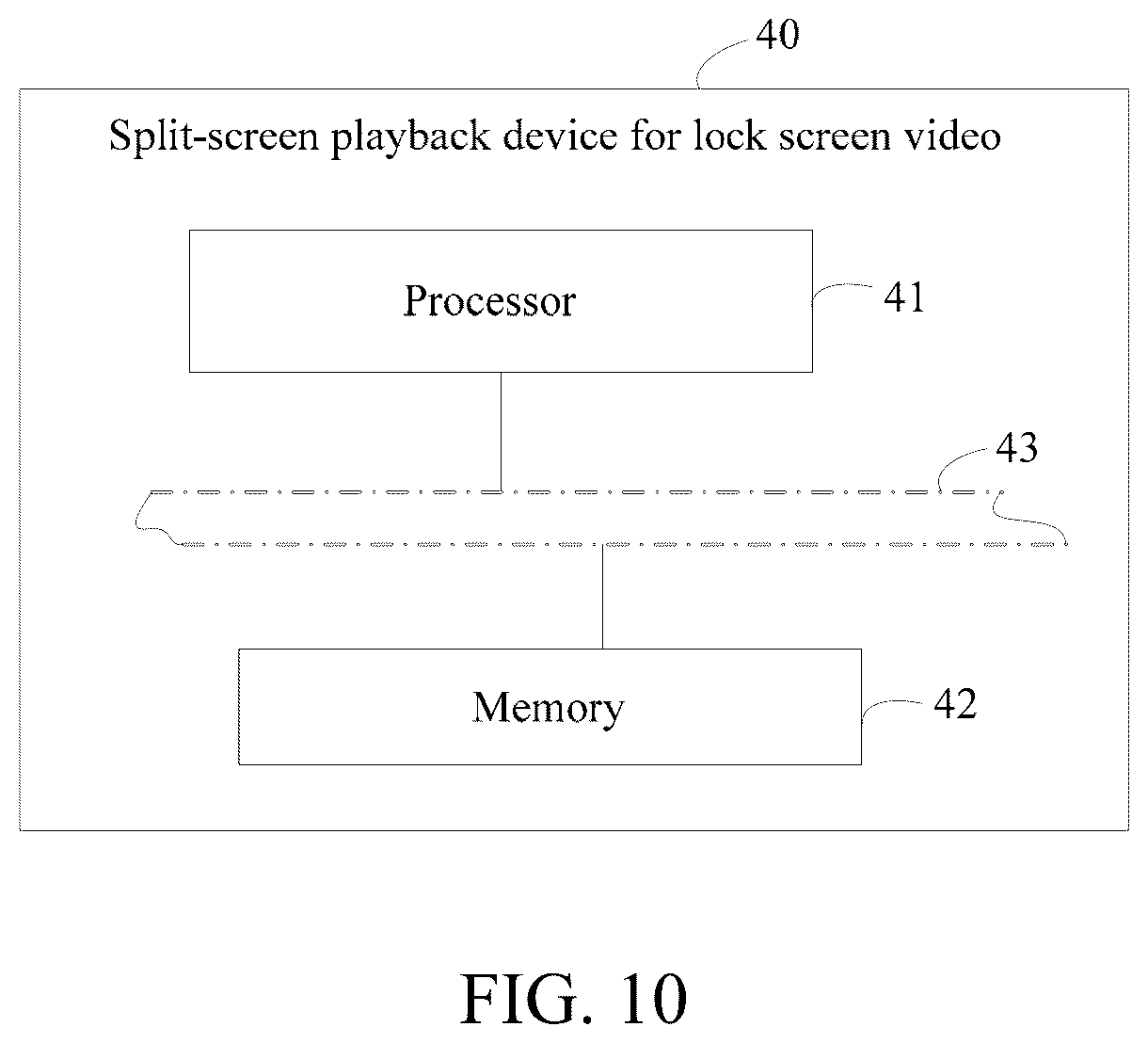 Patent US12108104 Figure 10 – Split-screen playback method, apparatus and device for lock screen video, and storage medium