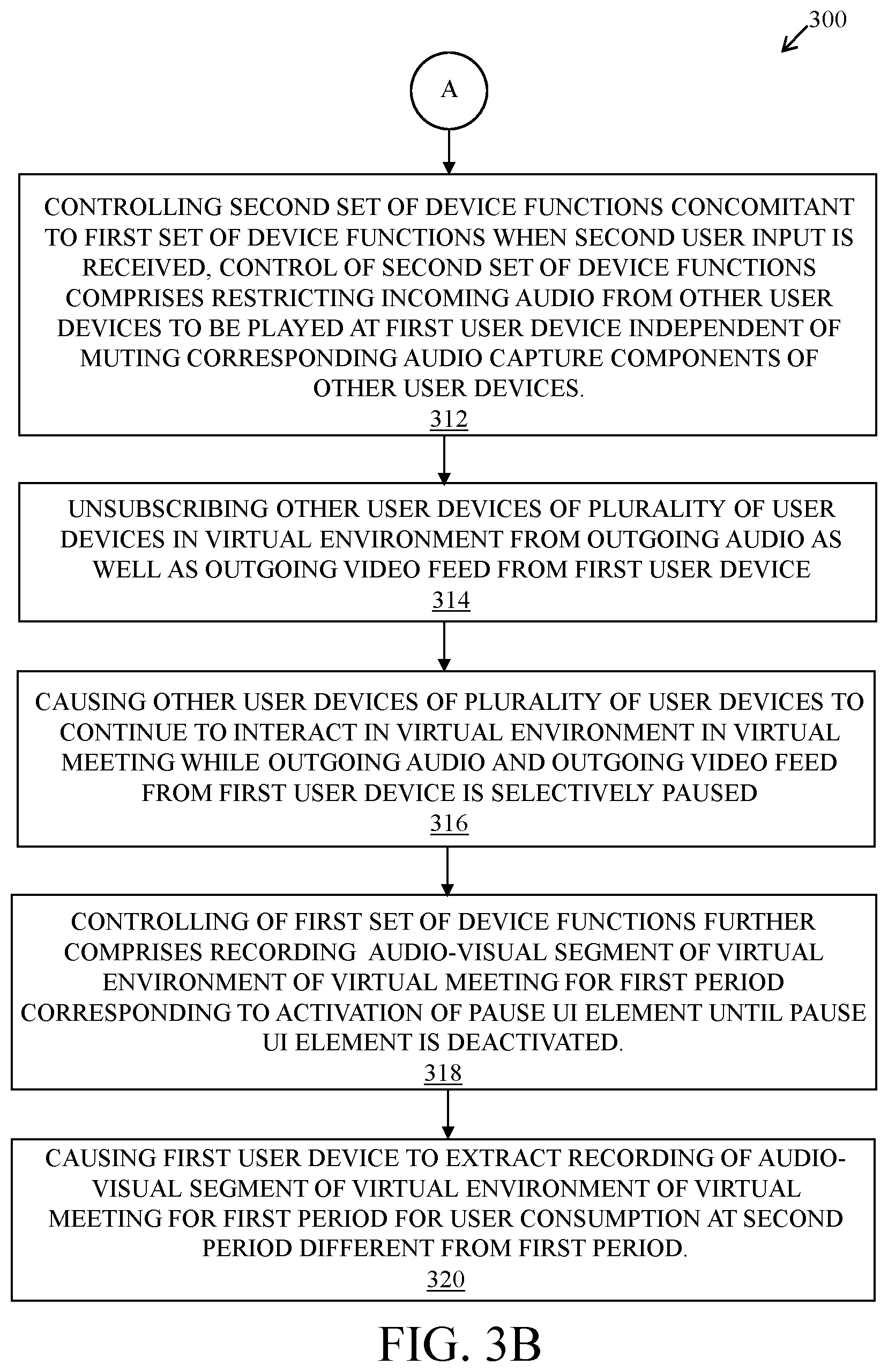 Patent US12108118 Figure 5 – System and method for controlling user interactions in virtual meeting to enable selective pausing