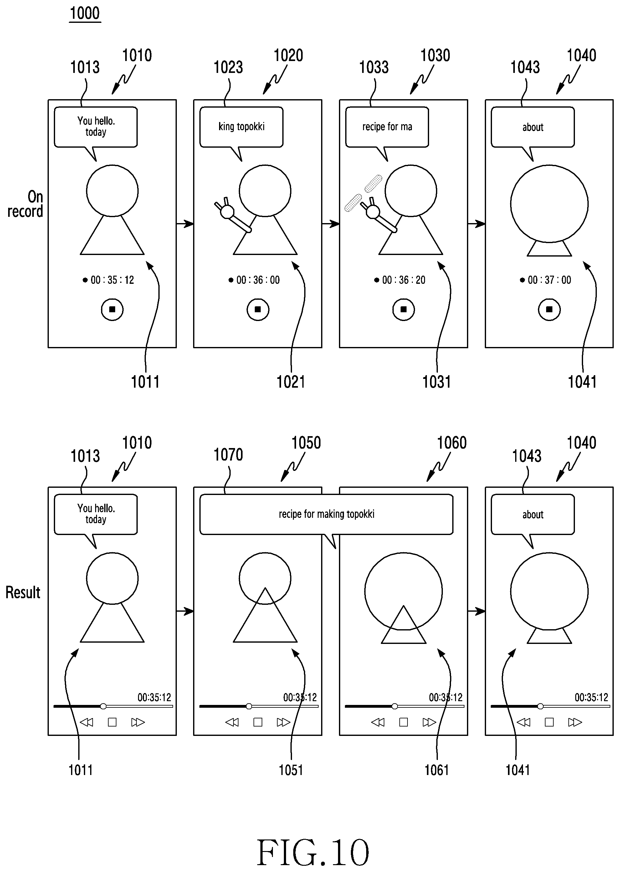Patent US12108123 Figure 10 – Method for editing image on basis of gesture recognition, and electronic device supporting same