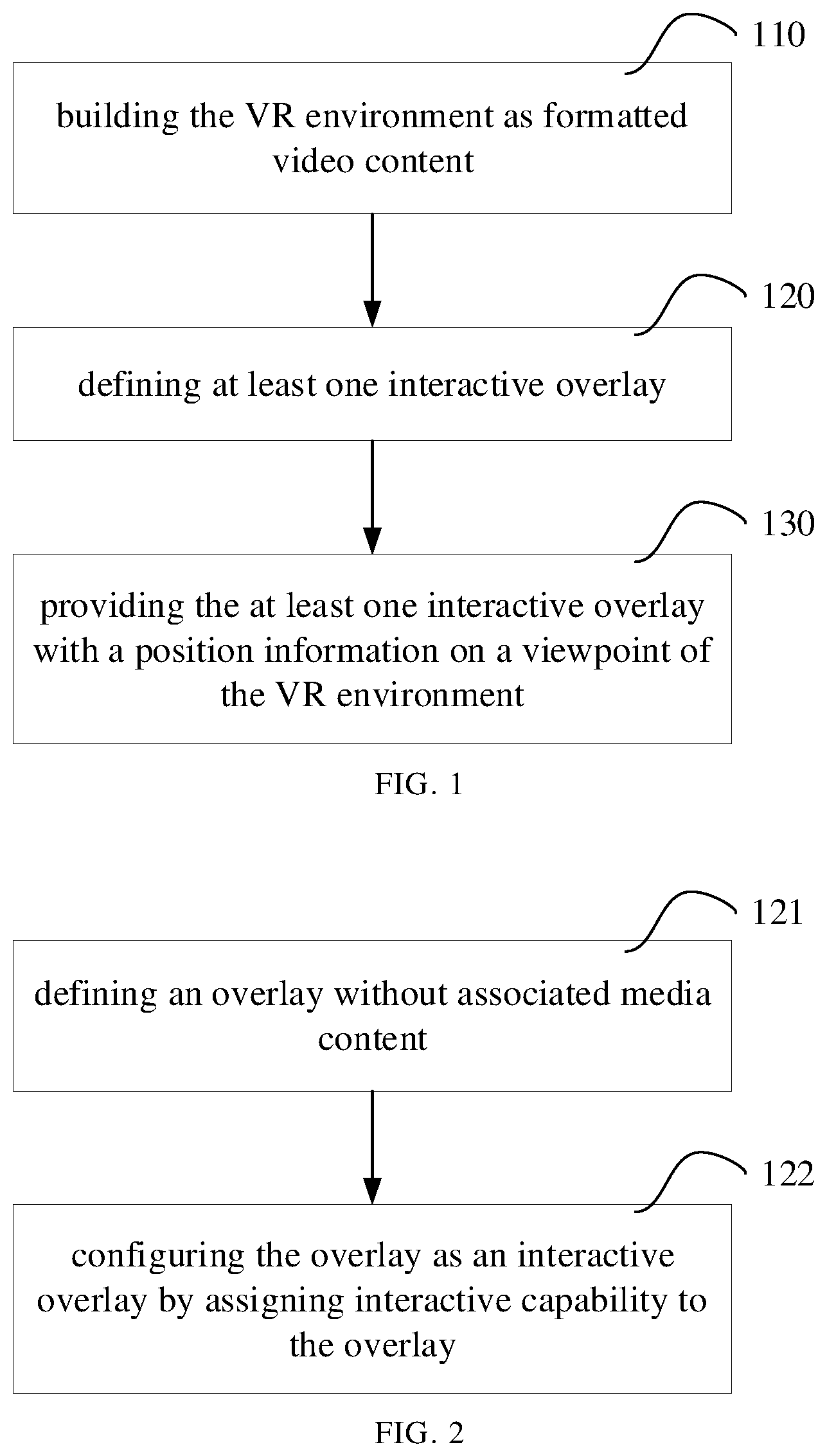 Patent US12108124 Figure 1 – Method and apparatus with improved overlay design used in a virtual reality environment