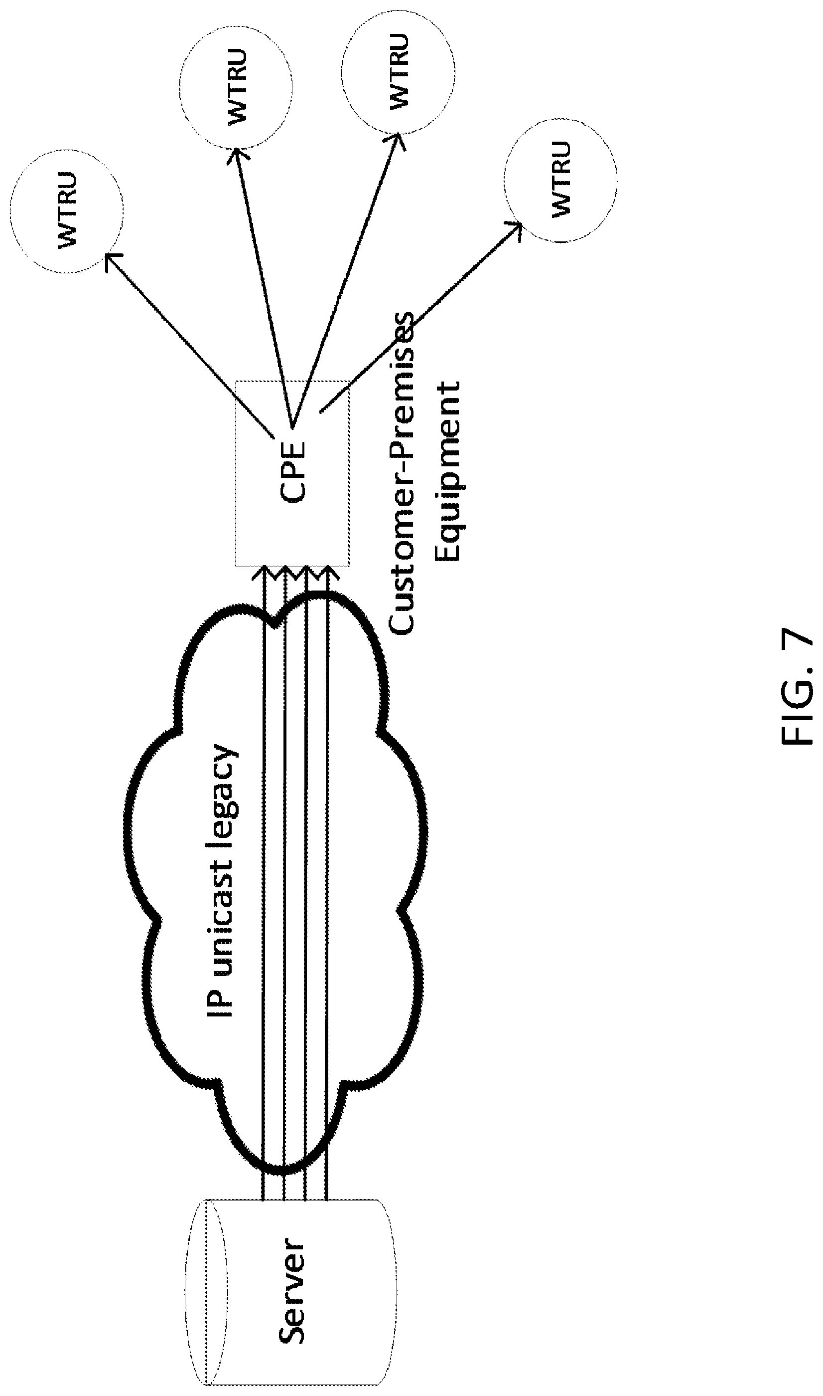 Patent US12108125 Figure 7 – 360-degree video delivery over next generation network
