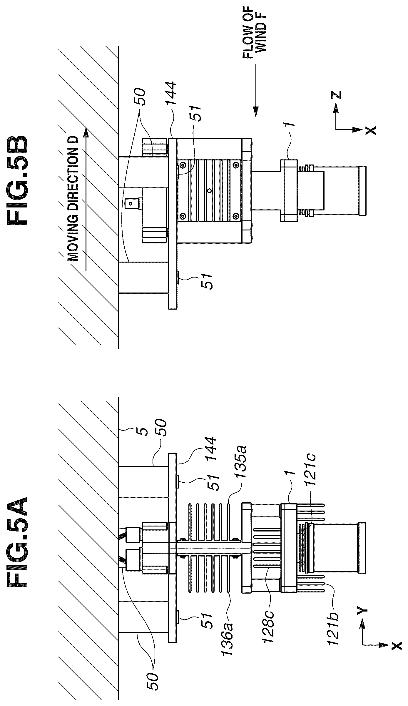 Patent US12108129 Figure 5 – Imaging apparatus, and moving object