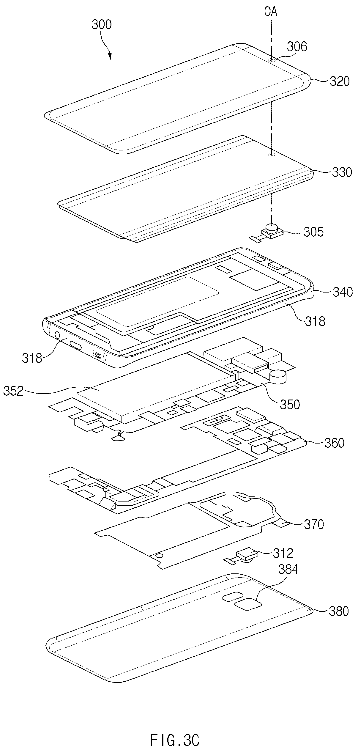 Patent US12108132 Figure 5 – Camera having movable image sensor and electronic device including the same