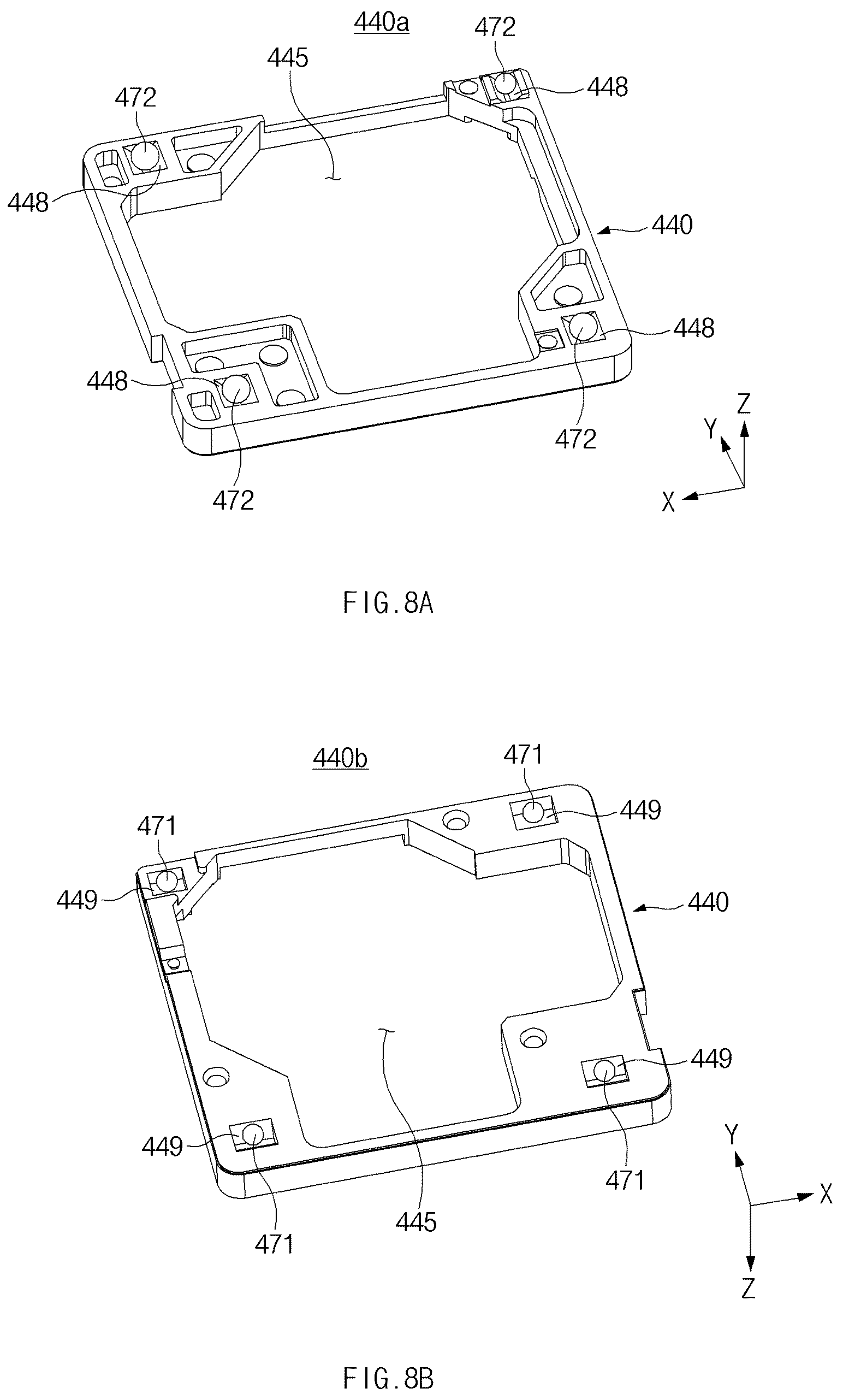Patent US12108132 Figure 10 – Camera having movable image sensor and electronic device including the same