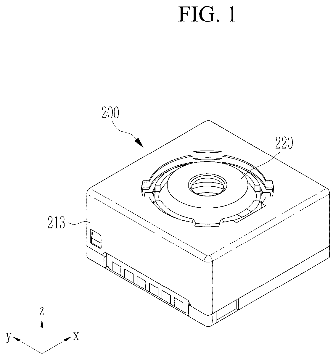 Patent US12108133 Figure 1 – Lens driving device and camera module including lens driving device