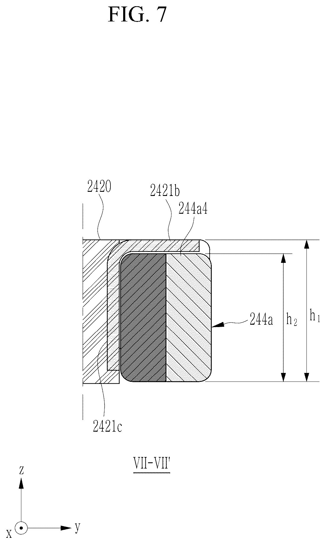 Patent US12108133 Figure 7 – Lens driving device and camera module including lens driving device
