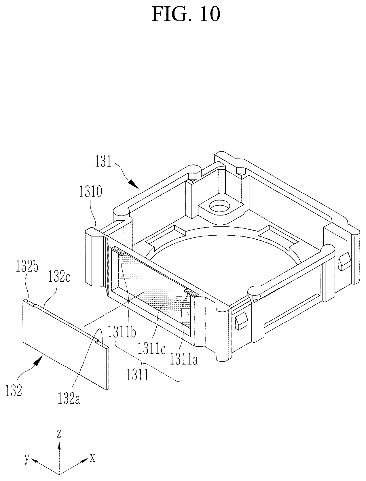 Patent US12108133 Figure 10 – Lens driving device and camera module including lens driving device