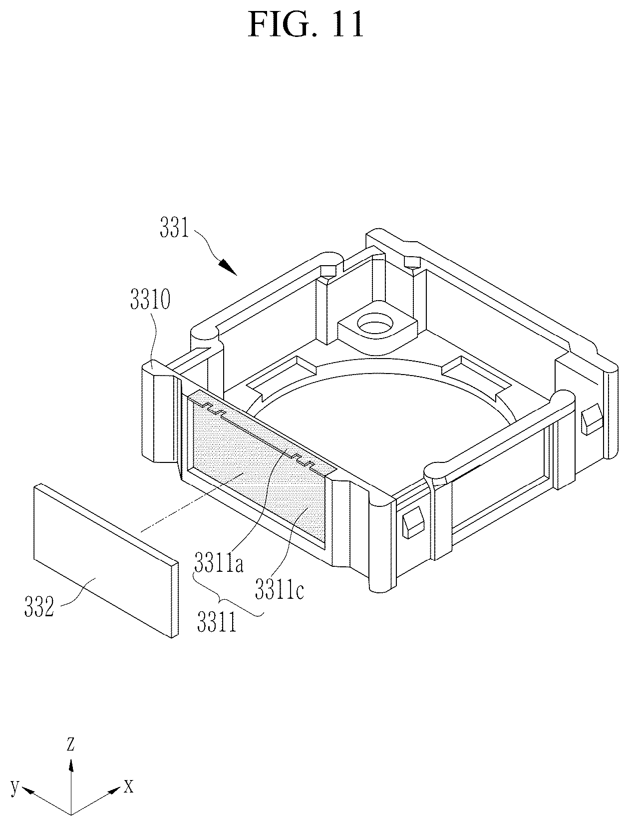 Patent US12108133 Figure 11 – Lens driving device and camera module including lens driving device