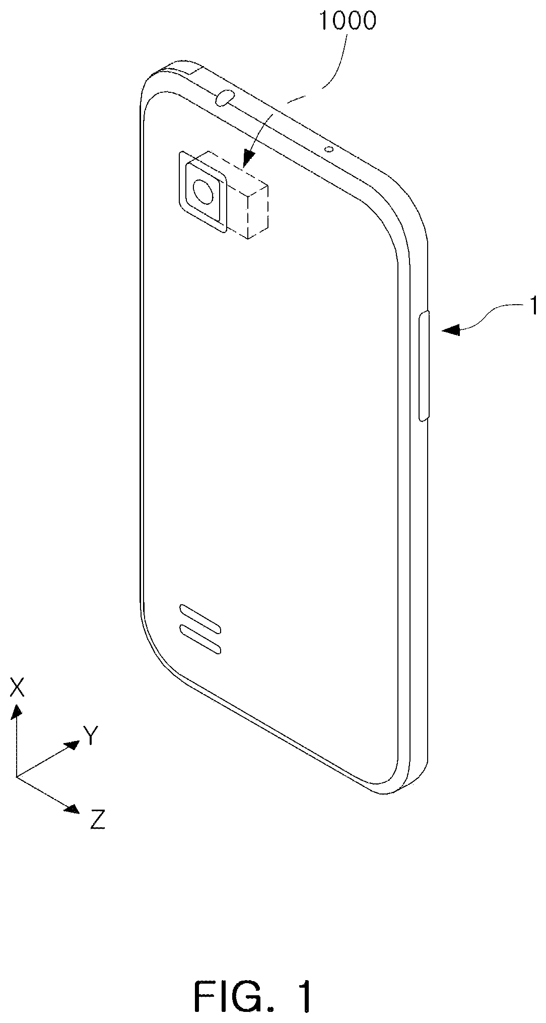 Patent US12108135 Figure 1 – Camera module