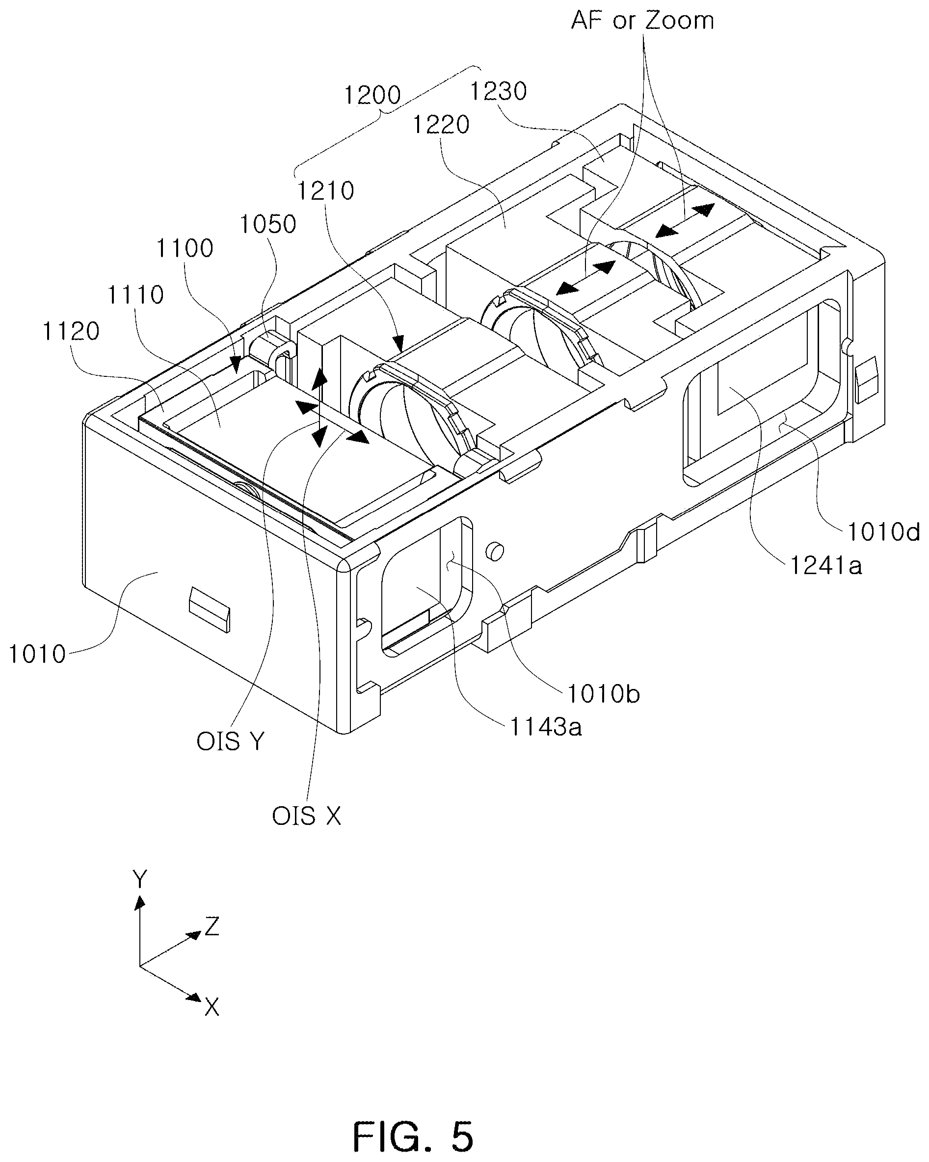 Patent US12108135 Figure 5 – Camera module