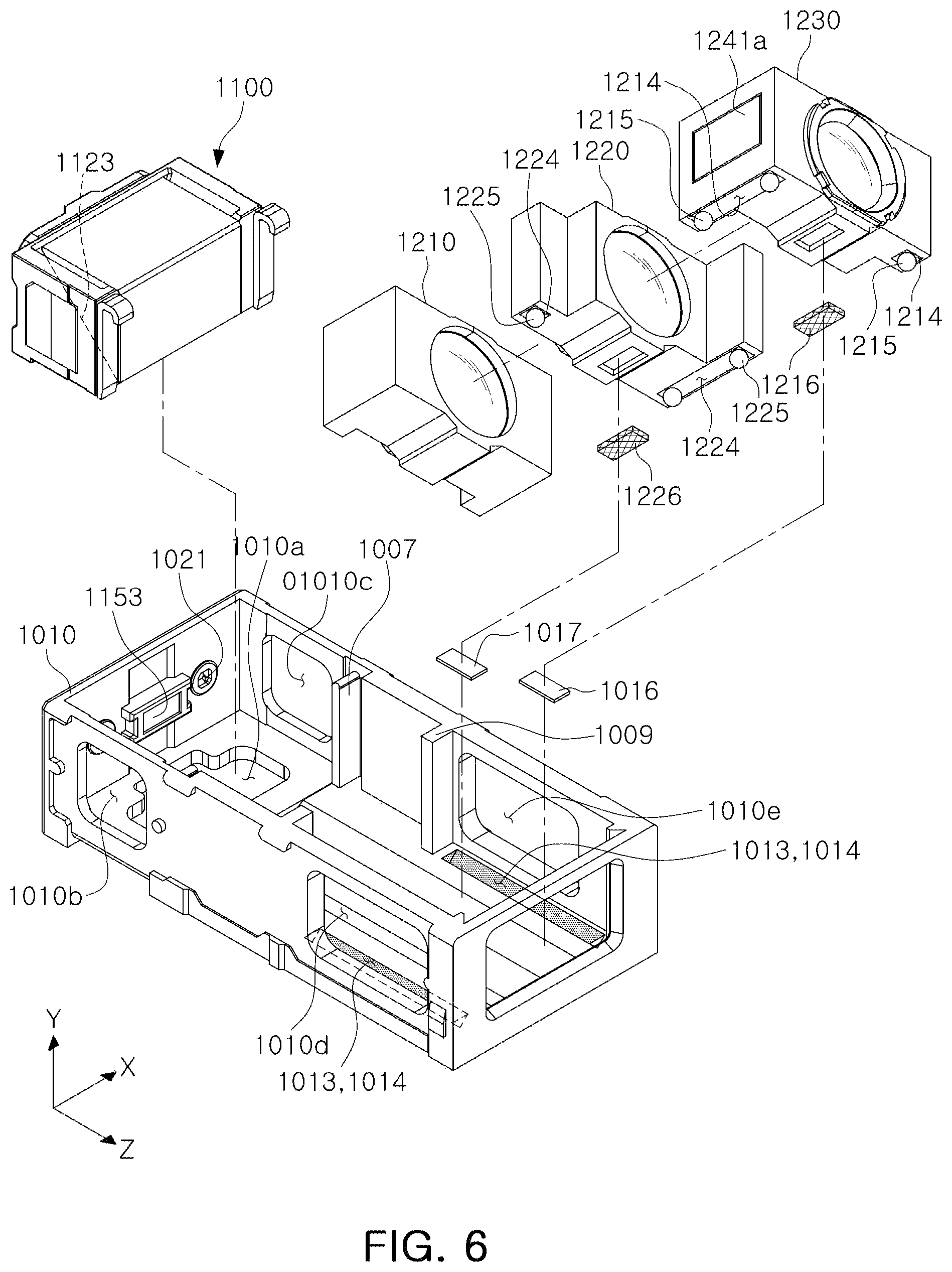 Patent US12108135 Figure 6 – Camera module