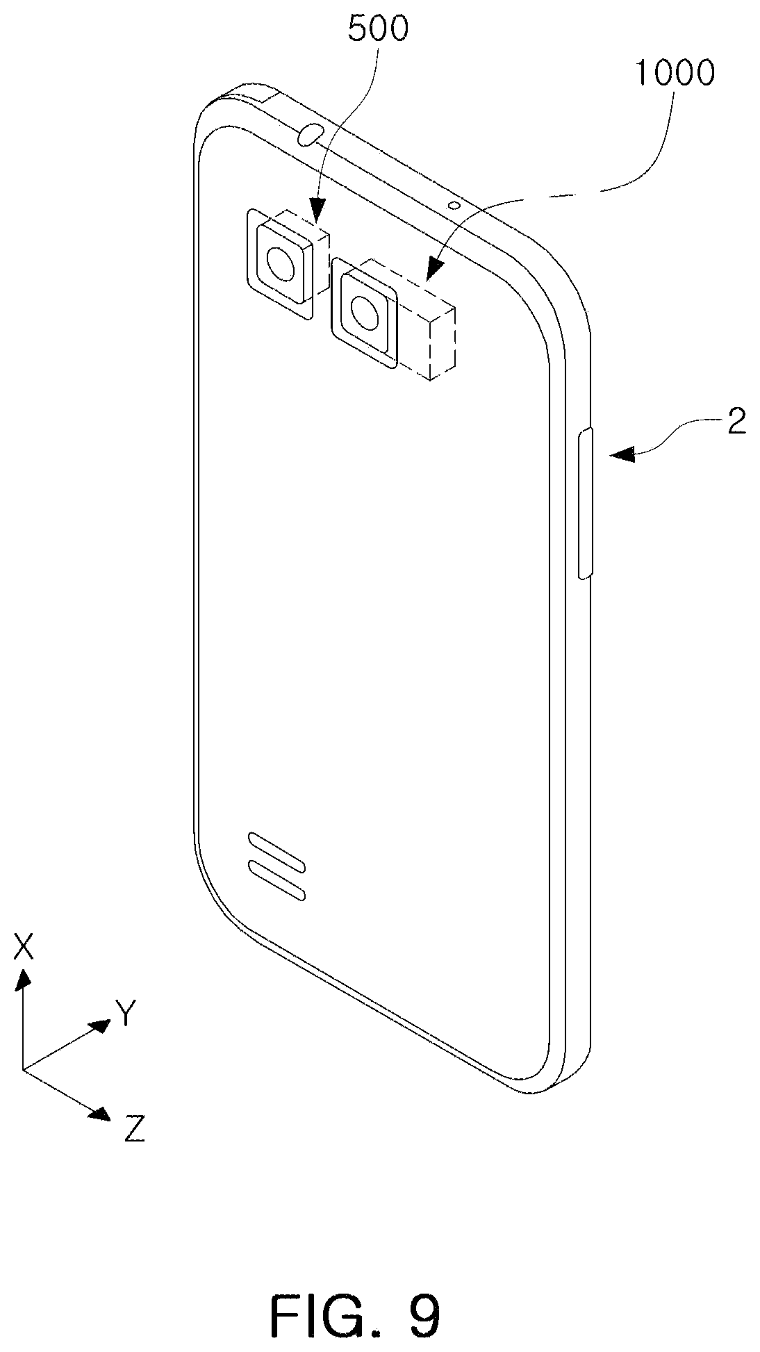 Patent US12108135 Figure 8 – Camera module