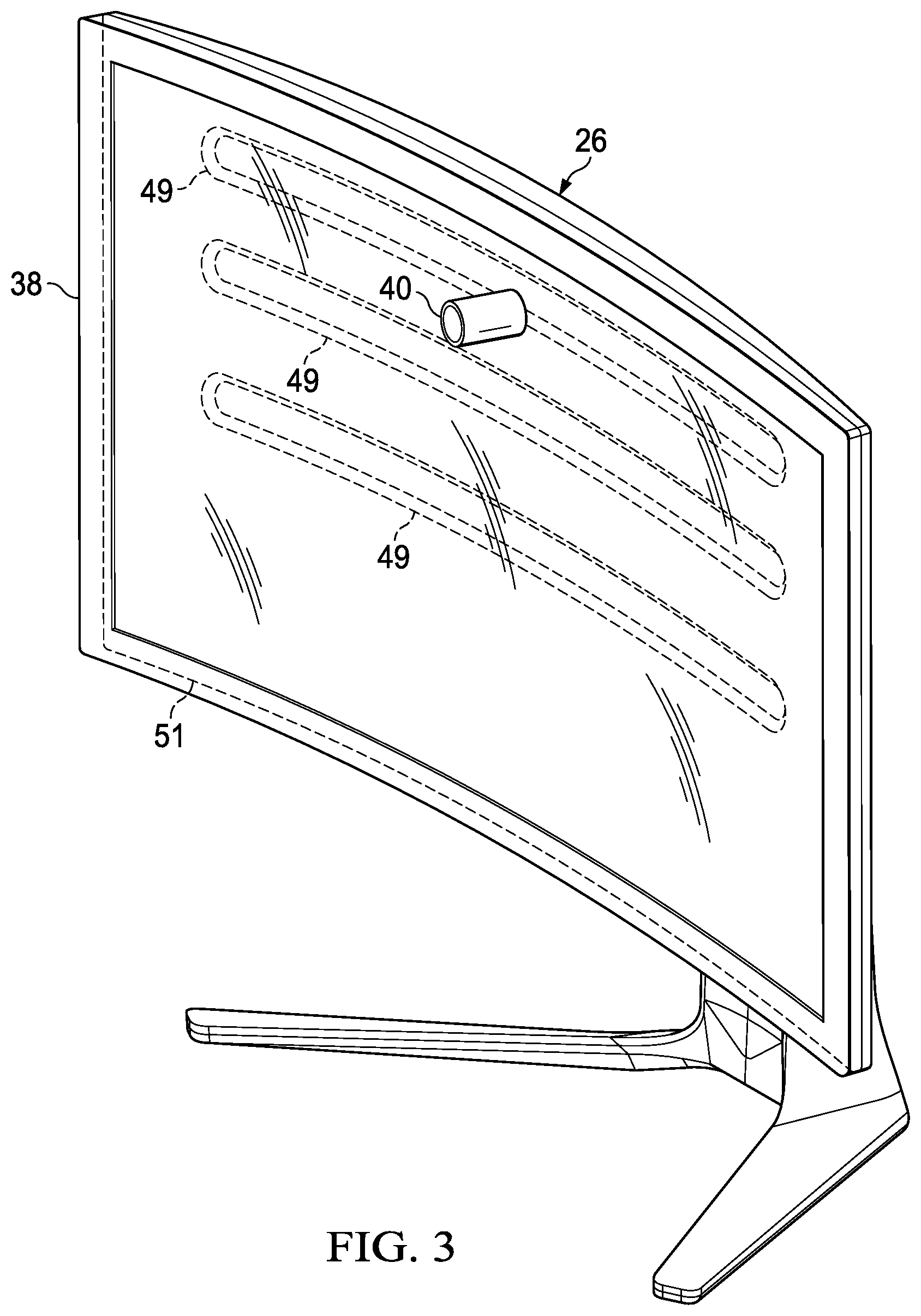 Patent US12108147 Figure 3 – Camera with microphone mute responsive to movement