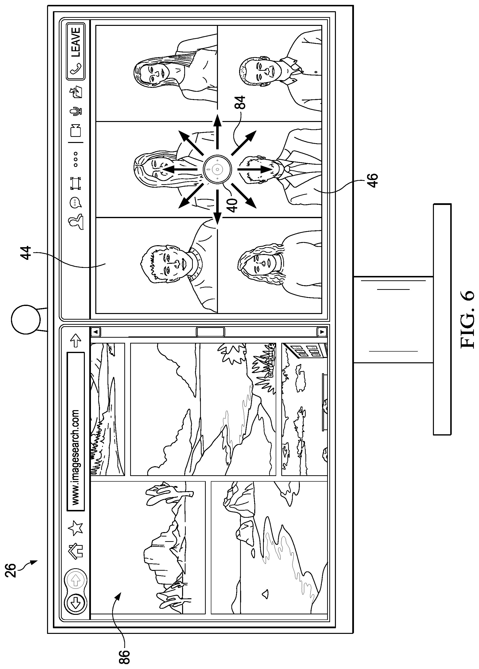 Patent US12108147 Figure 6 – Camera with microphone mute responsive to movement