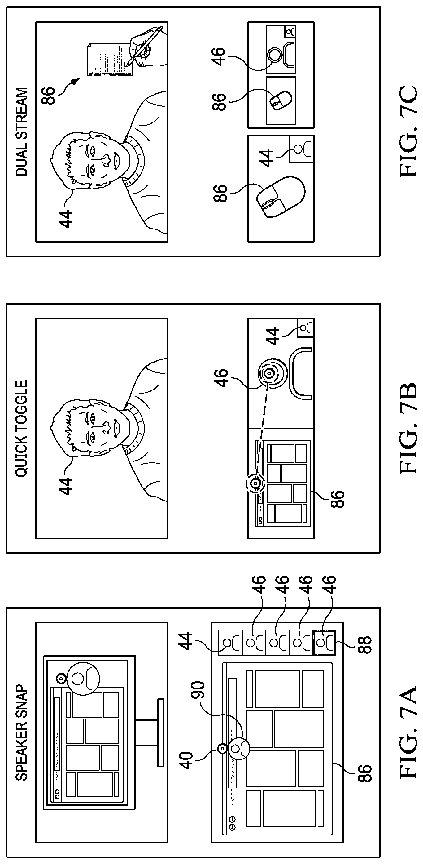 Patent US12108147 Figure 7 – Camera with microphone mute responsive to movement