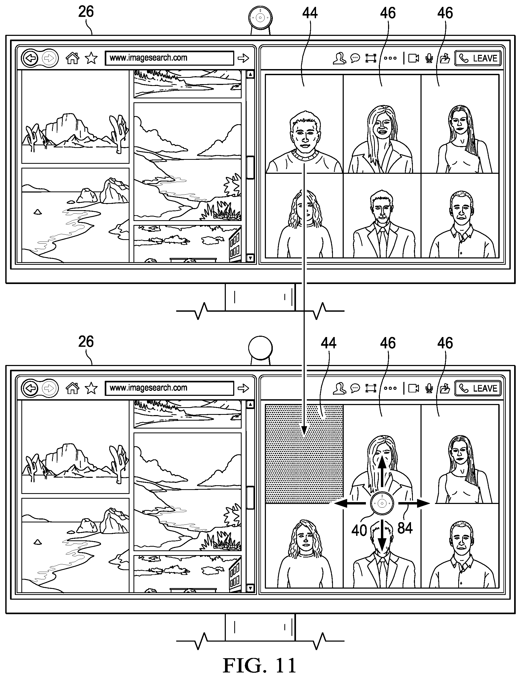 Patent US12108147 Figure 13 – Camera with microphone mute responsive to movement