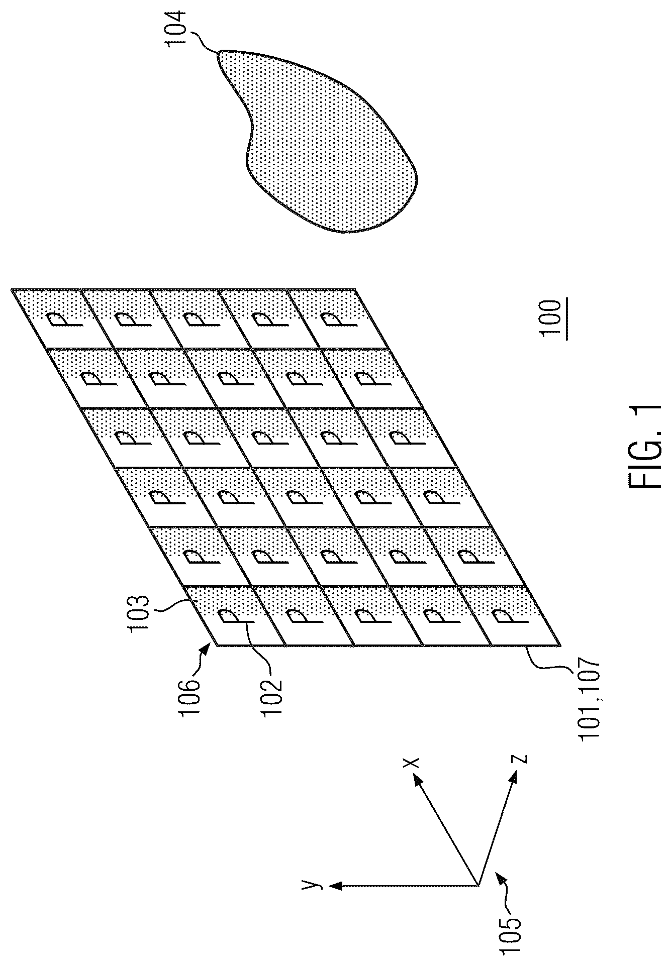 Patent US12108150 — System and method for extracting information on the spatial distribution of wavefronts — Figure 1