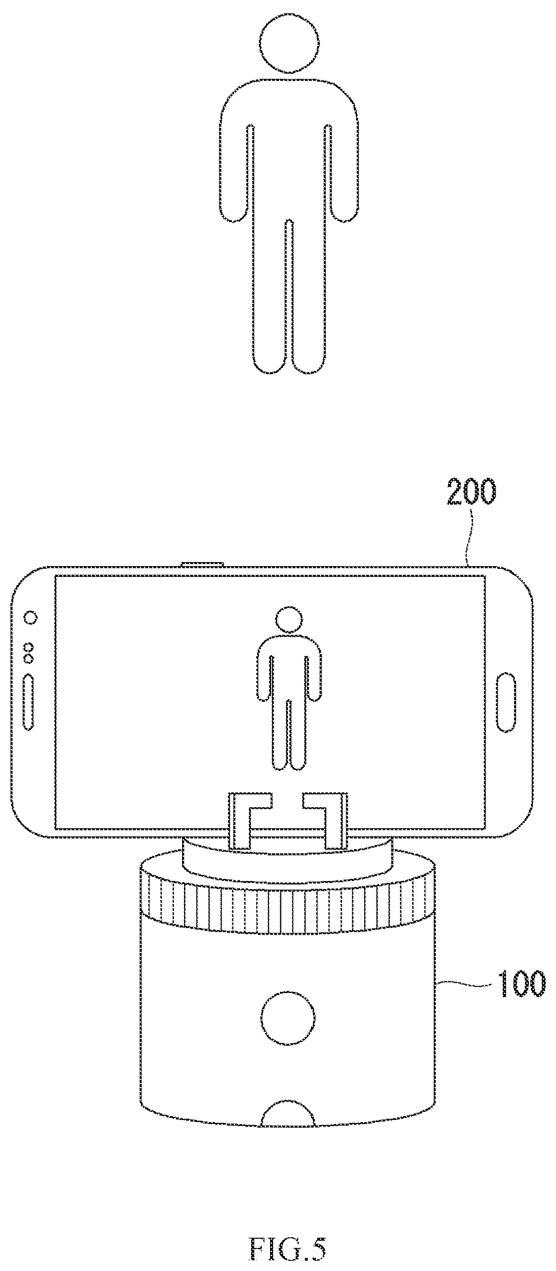 Patent US12108157 Figure 5 – Mobile device and method of controlling mobile device cradle