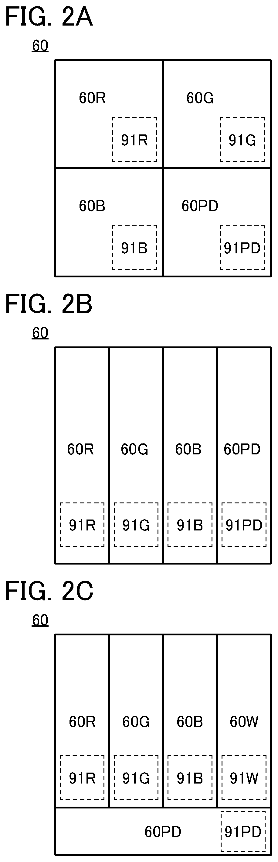 Patent US12108165 Figure 2 – Imaging device including pixels each having a light-receiving device and a light-emitting device