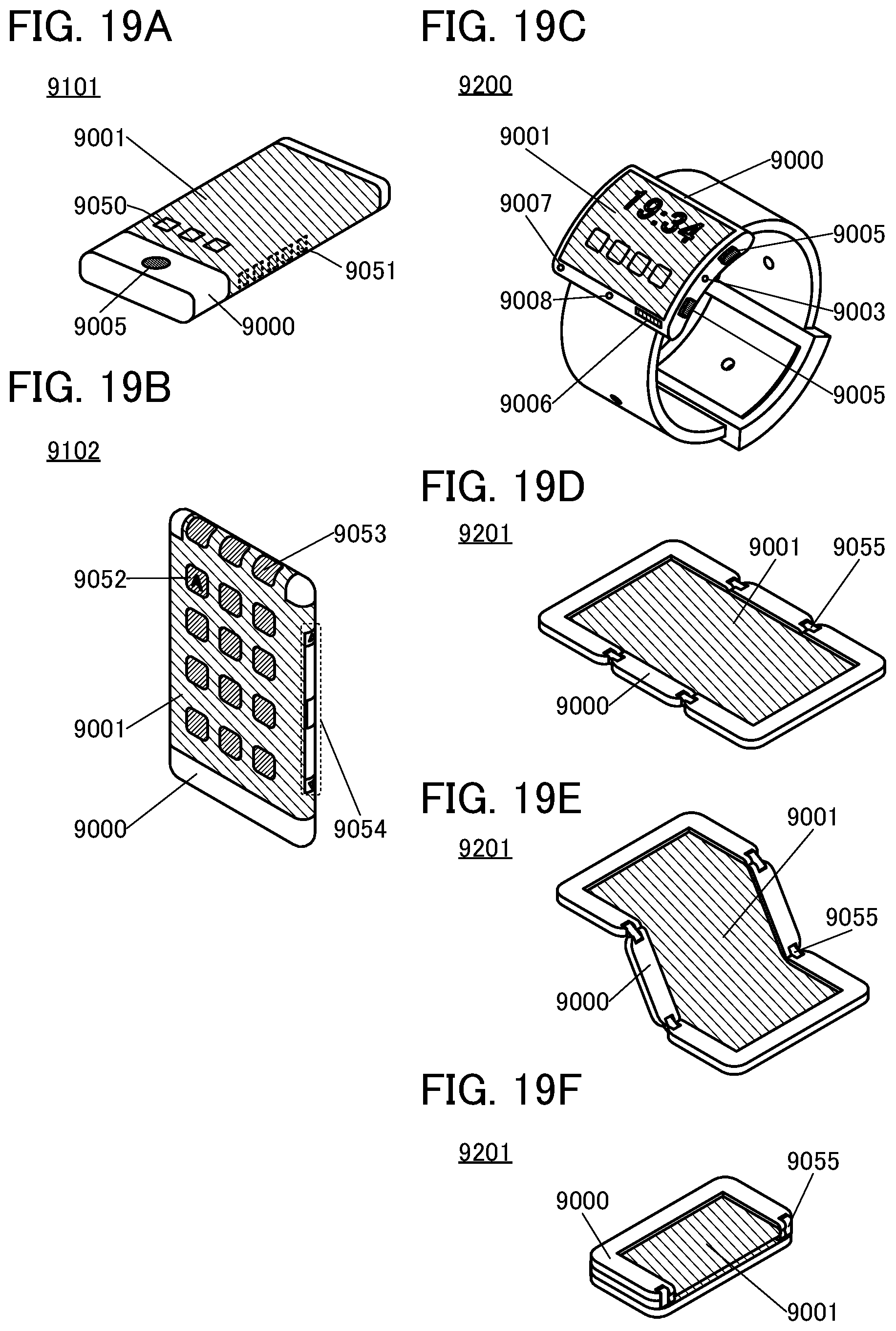 Patent US12108165 Figure 19 – Imaging device including pixels each having a light-receiving device and a light-emitting device