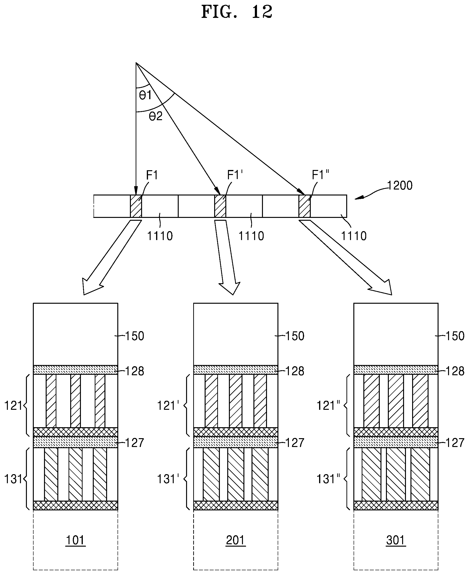 Patent US12108169 Figure 13 – Spectral filter, and image sensor and electronic device including the spectral filter