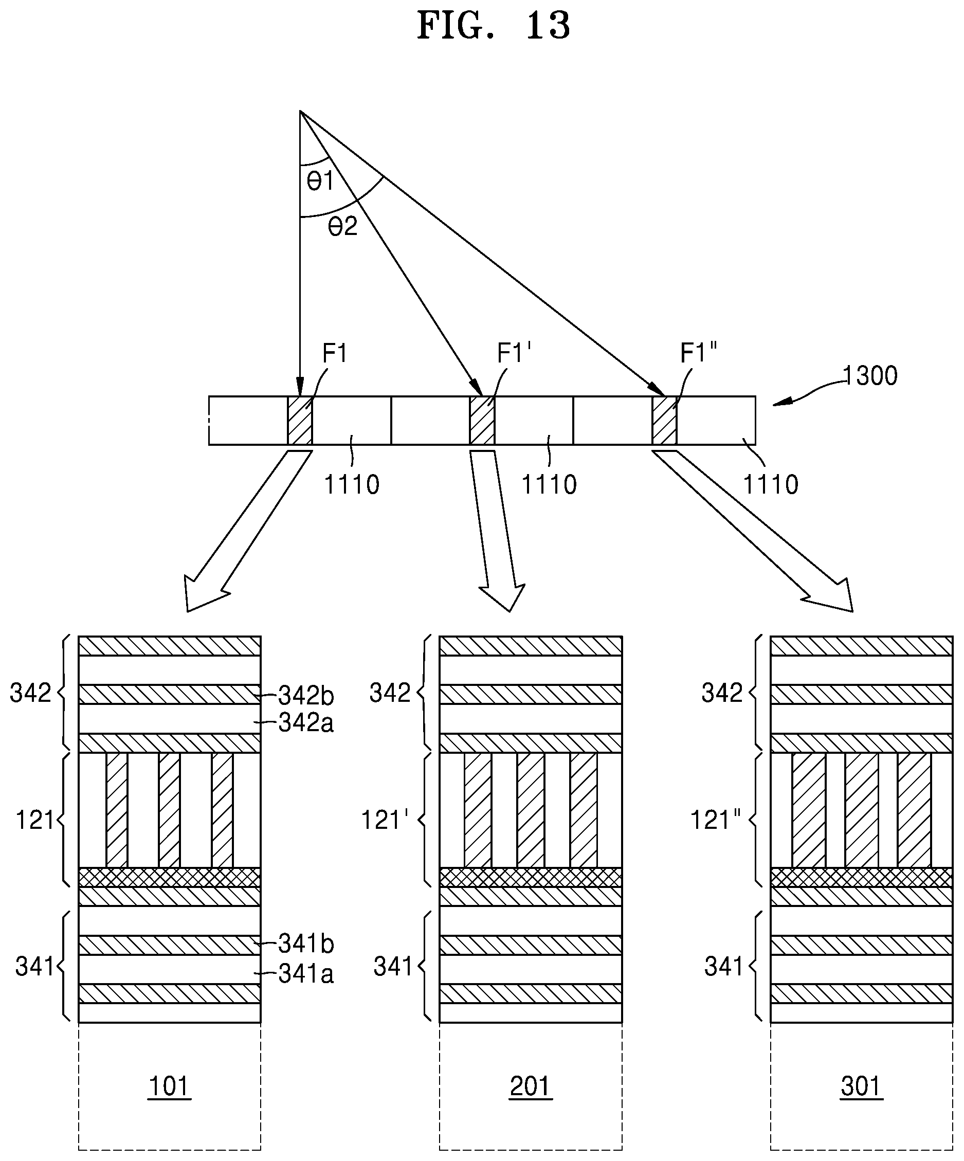 Patent US12108169 Figure 14 – Spectral filter, and image sensor and electronic device including the spectral filter