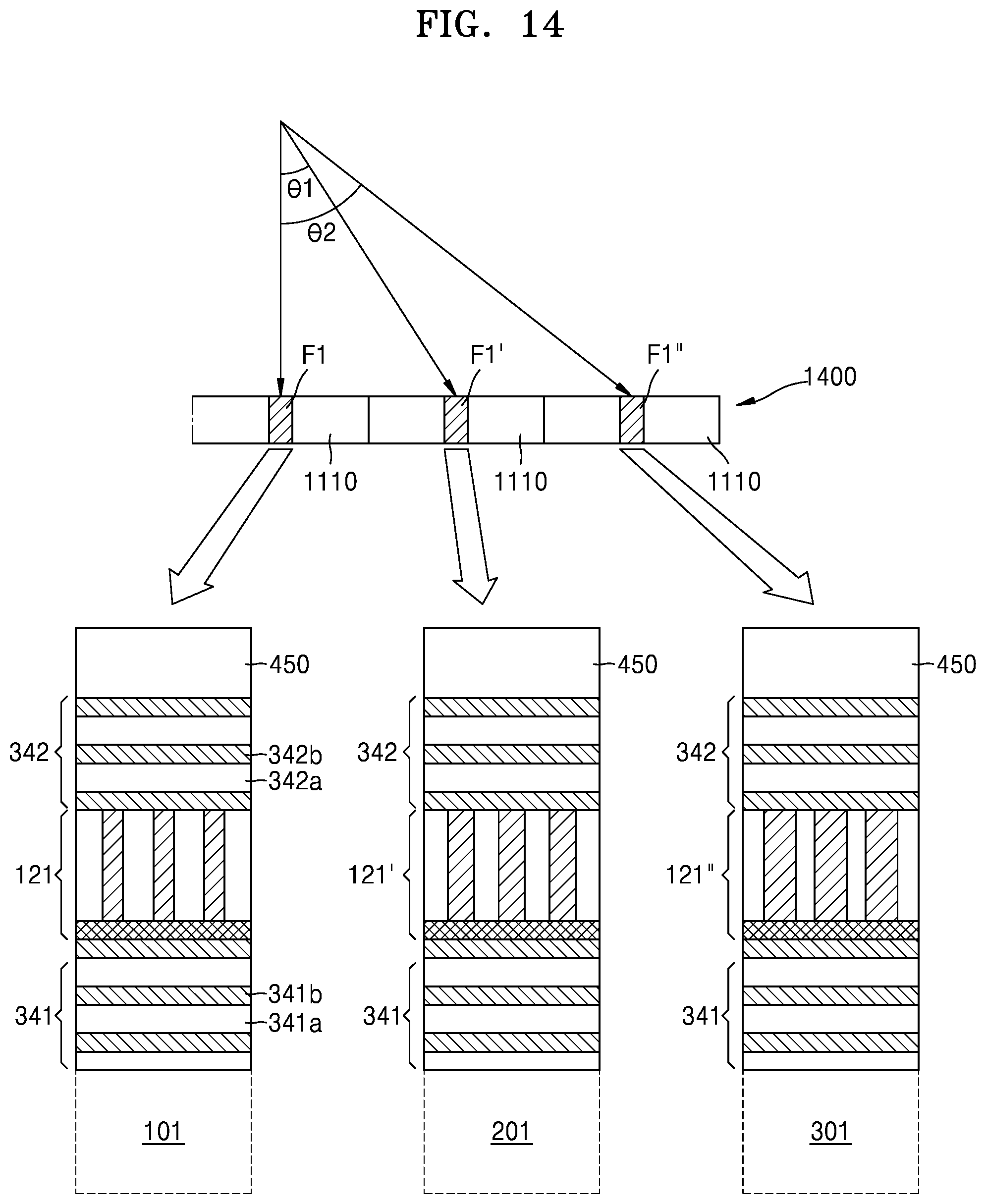 Patent US12108169 Figure 15 – Spectral filter, and image sensor and electronic device including the spectral filter