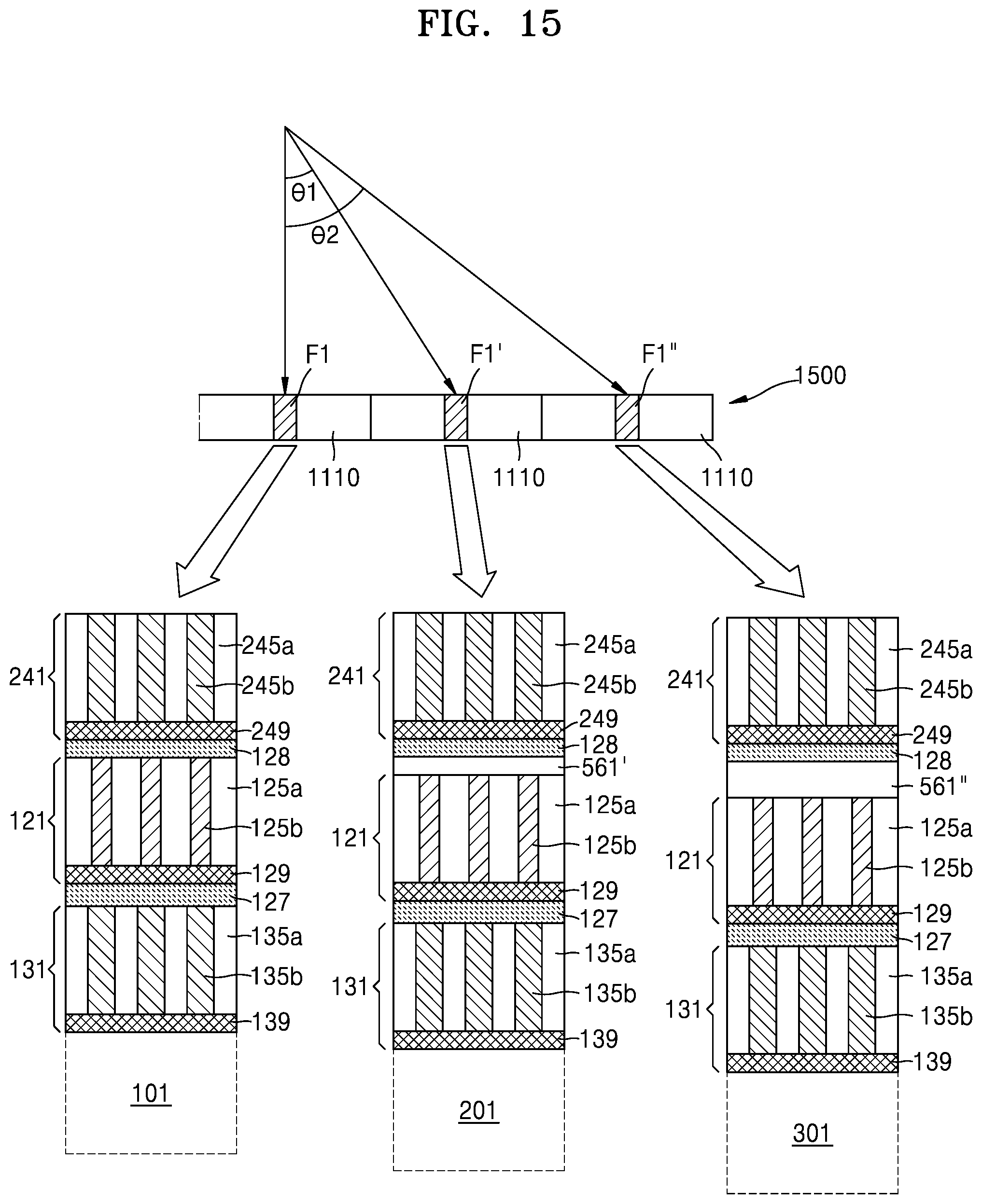 Patent US12108169 Figure 16 – Spectral filter, and image sensor and electronic device including the spectral filter