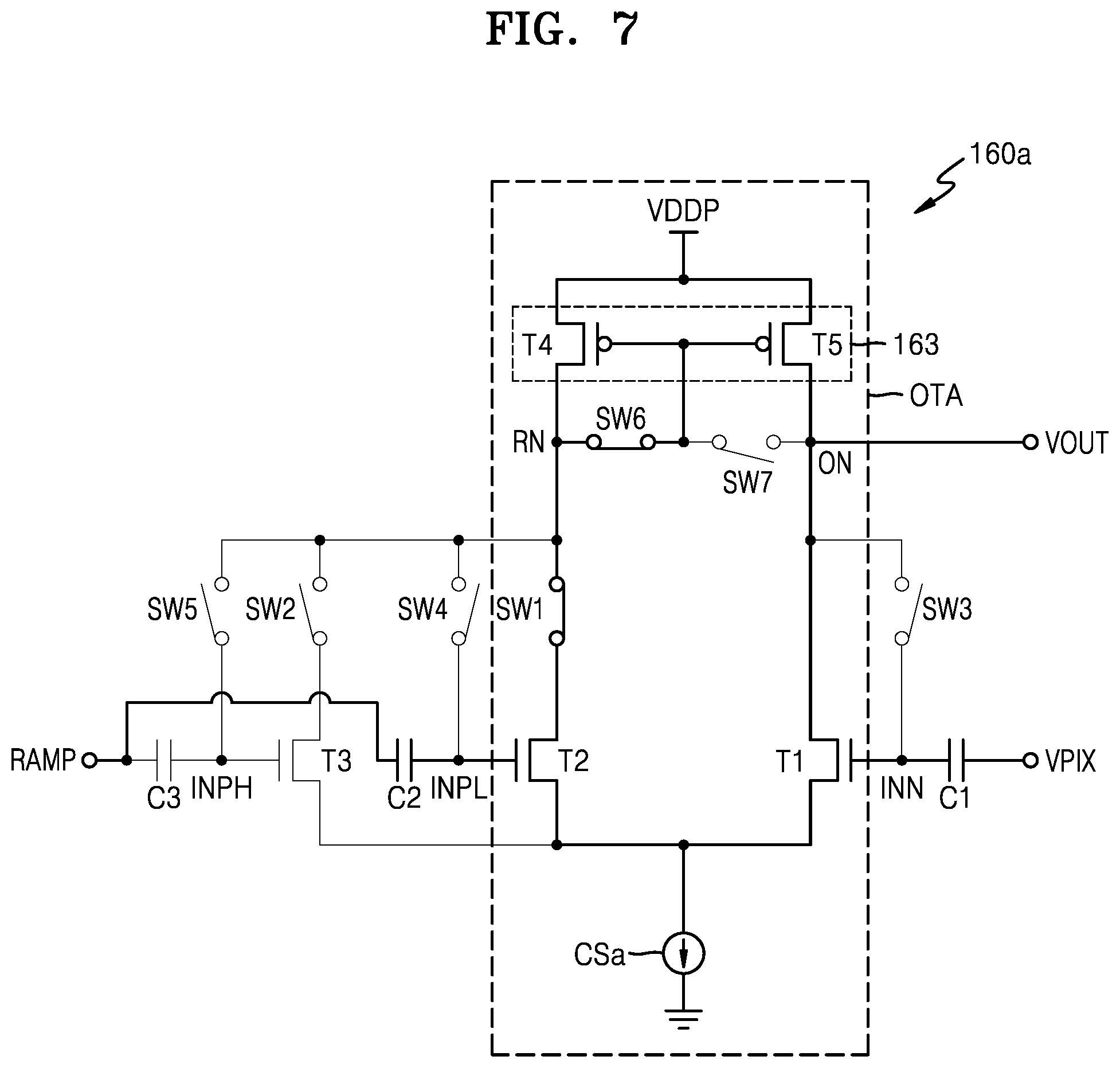 Patent US12108173 Figure 8 – Image sensor with high conversion gain (HCG) mode and low conversion gain (LCG) mode