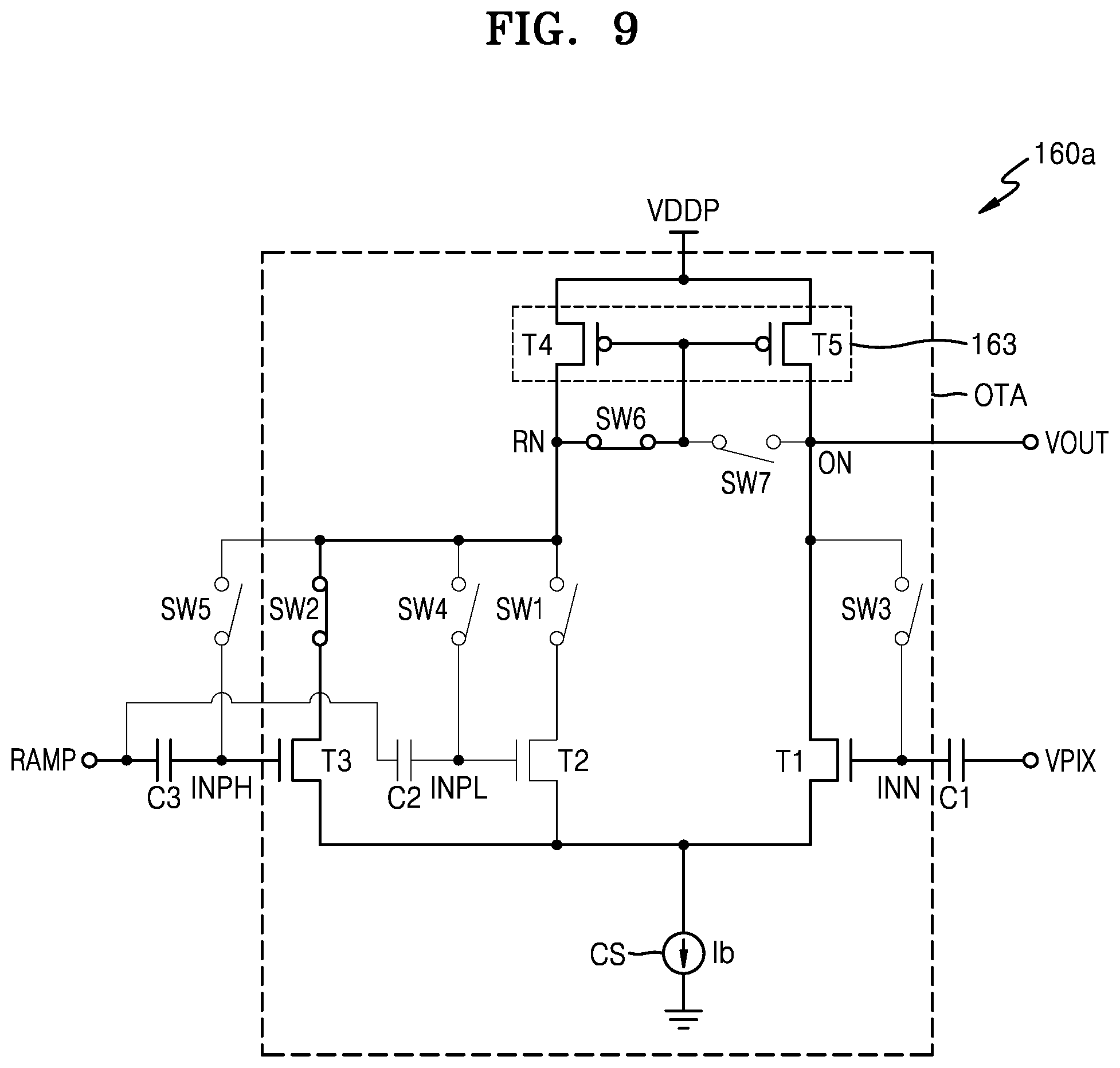 Patent US12108173 Figure 11 – Image sensor with high conversion gain (HCG) mode and low conversion gain (LCG) mode