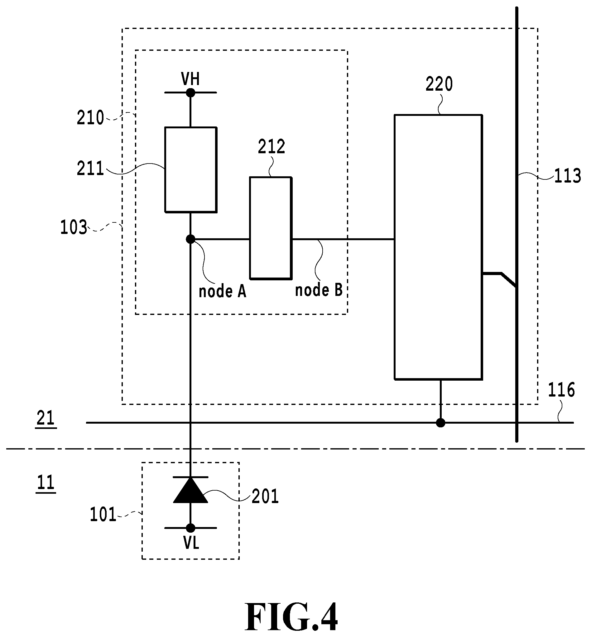 Patent US12108174 Figure 4 – Imaging sensor, imaging apparatus, and imaging method