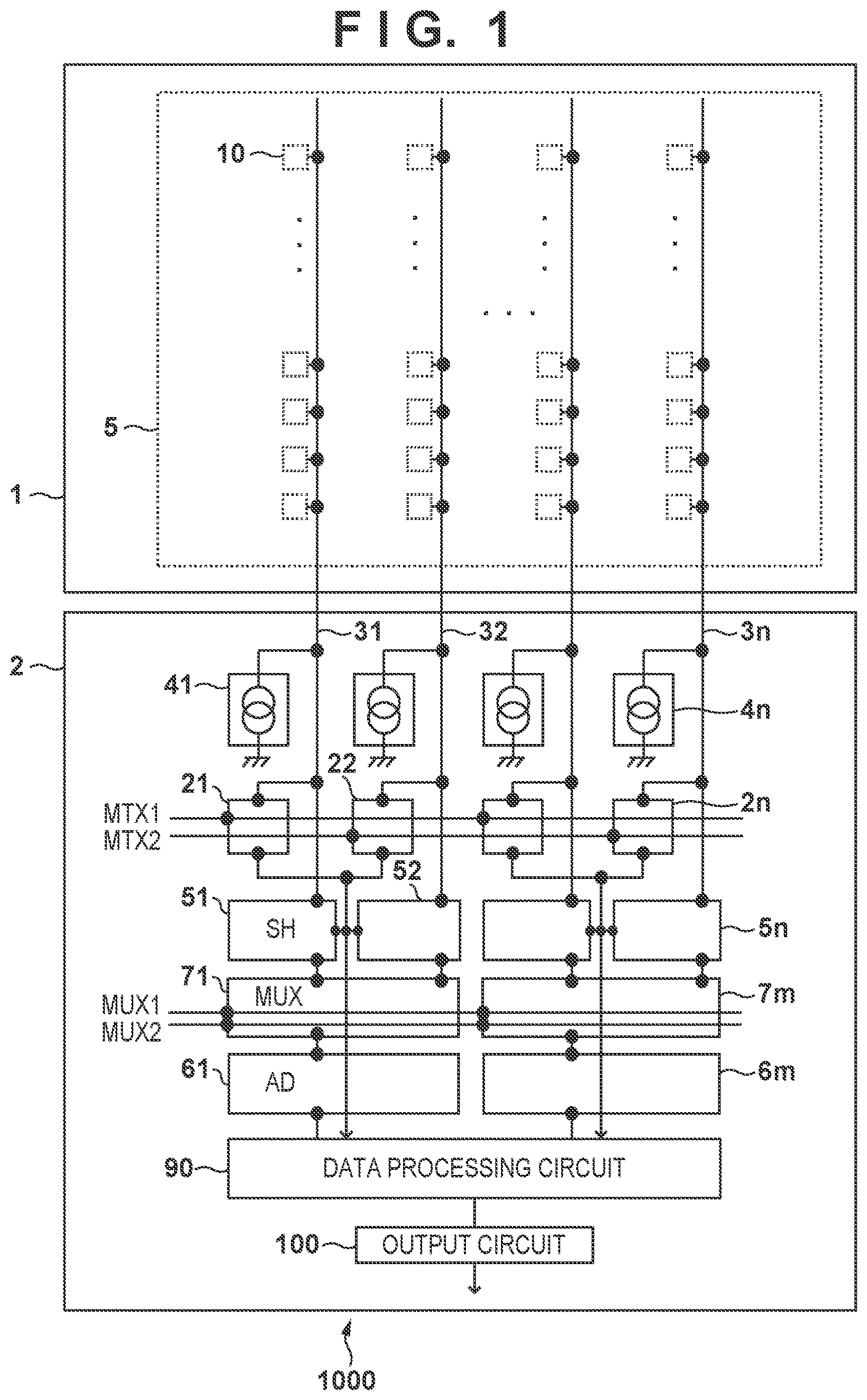 Patent US12108178 Figure 1 – Photoelectric conversion device, electronic device, and substrate