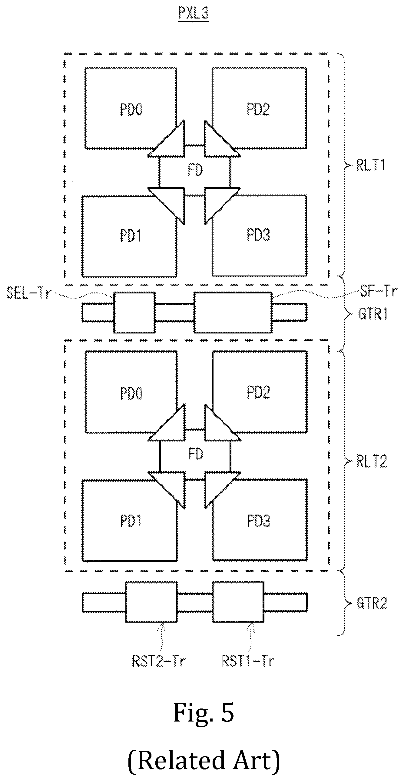 Patent US12108180 Figure 5 – Solid-state imaging device, method for manufacturing solid-state imaging device, and electronic apparatus