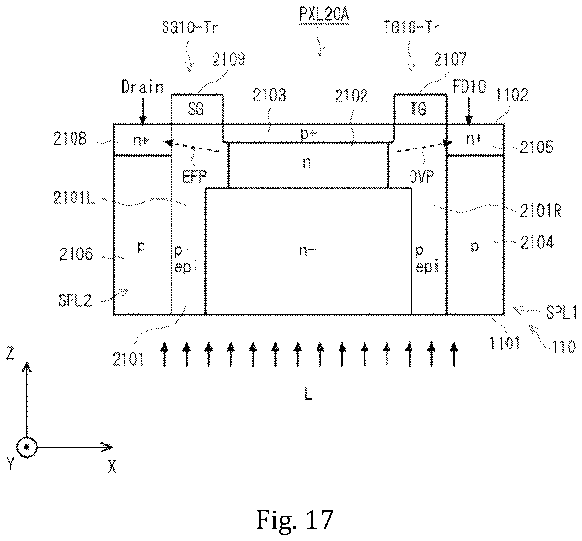 Patent US12108180 Figure 19 – Solid-state imaging device, method for manufacturing solid-state imaging device, and electronic apparatus