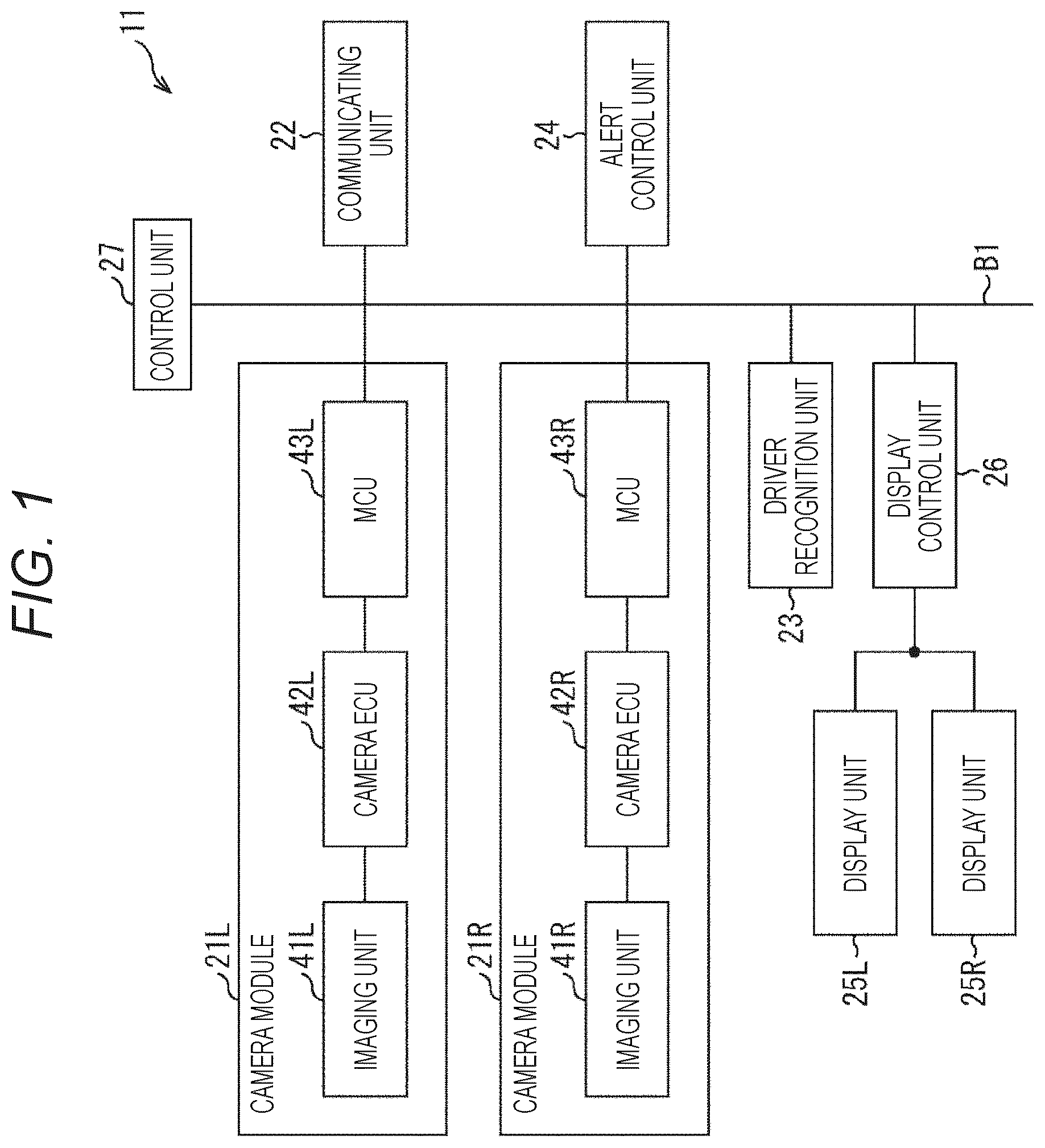 Patent US12108181 — Imaging device, display device, and imaging system — Figure 1