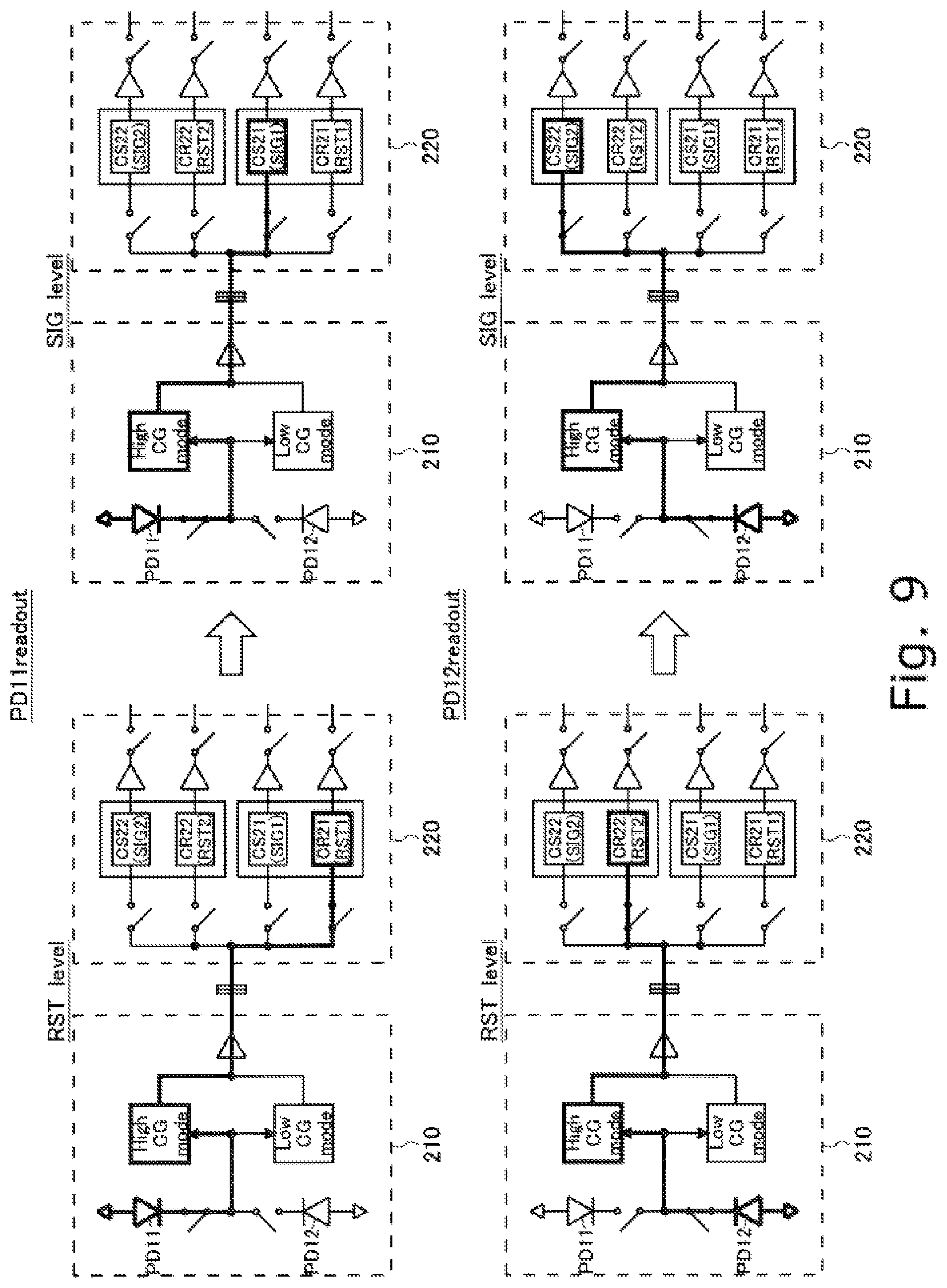 Patent US12108182 Figure 9 – Solid-state imaging device, method for driving solid-state imaging device, and electronic apparatus