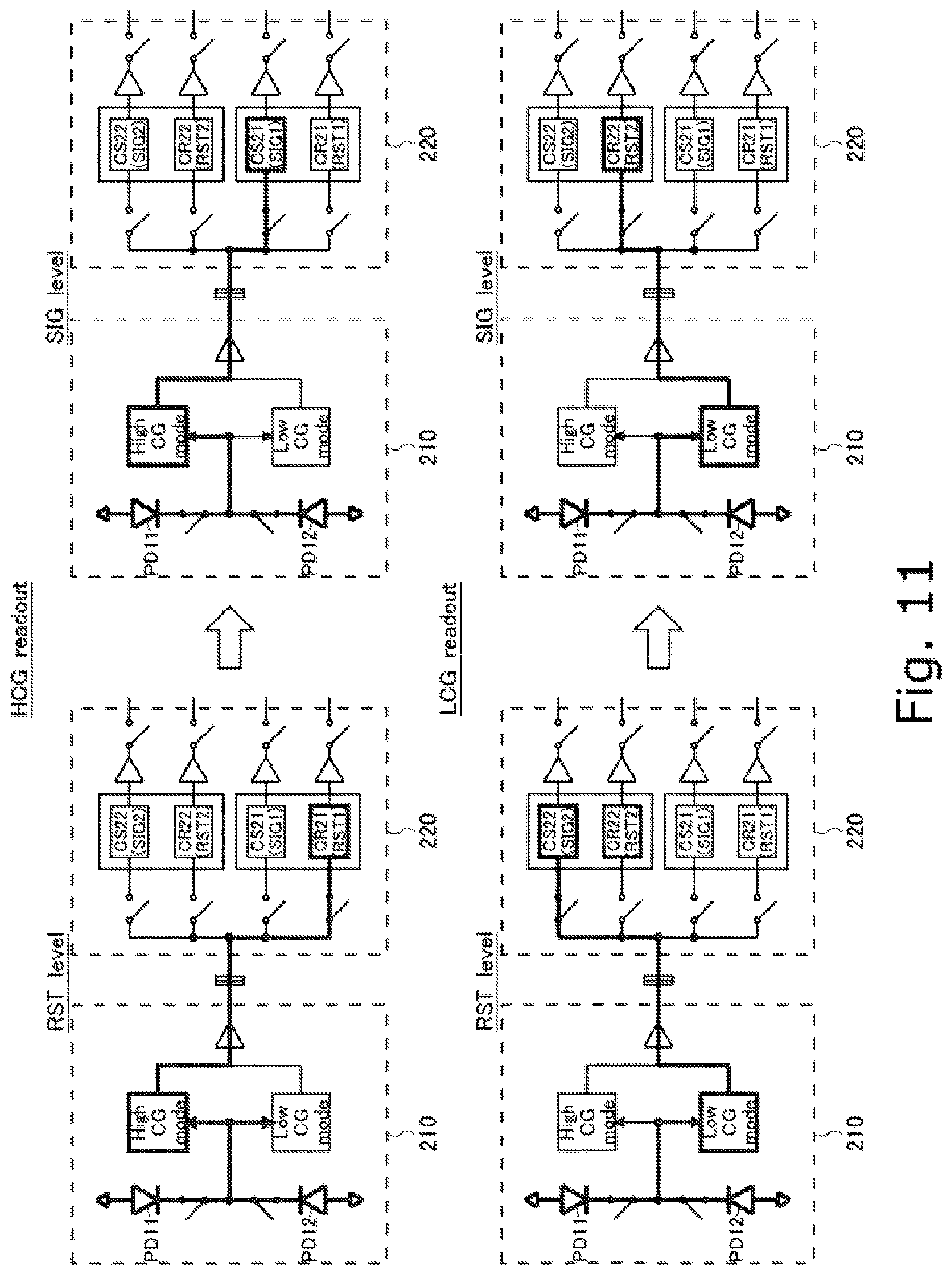 Patent US12108182 Figure 11 – Solid-state imaging device, method for driving solid-state imaging device, and electronic apparatus