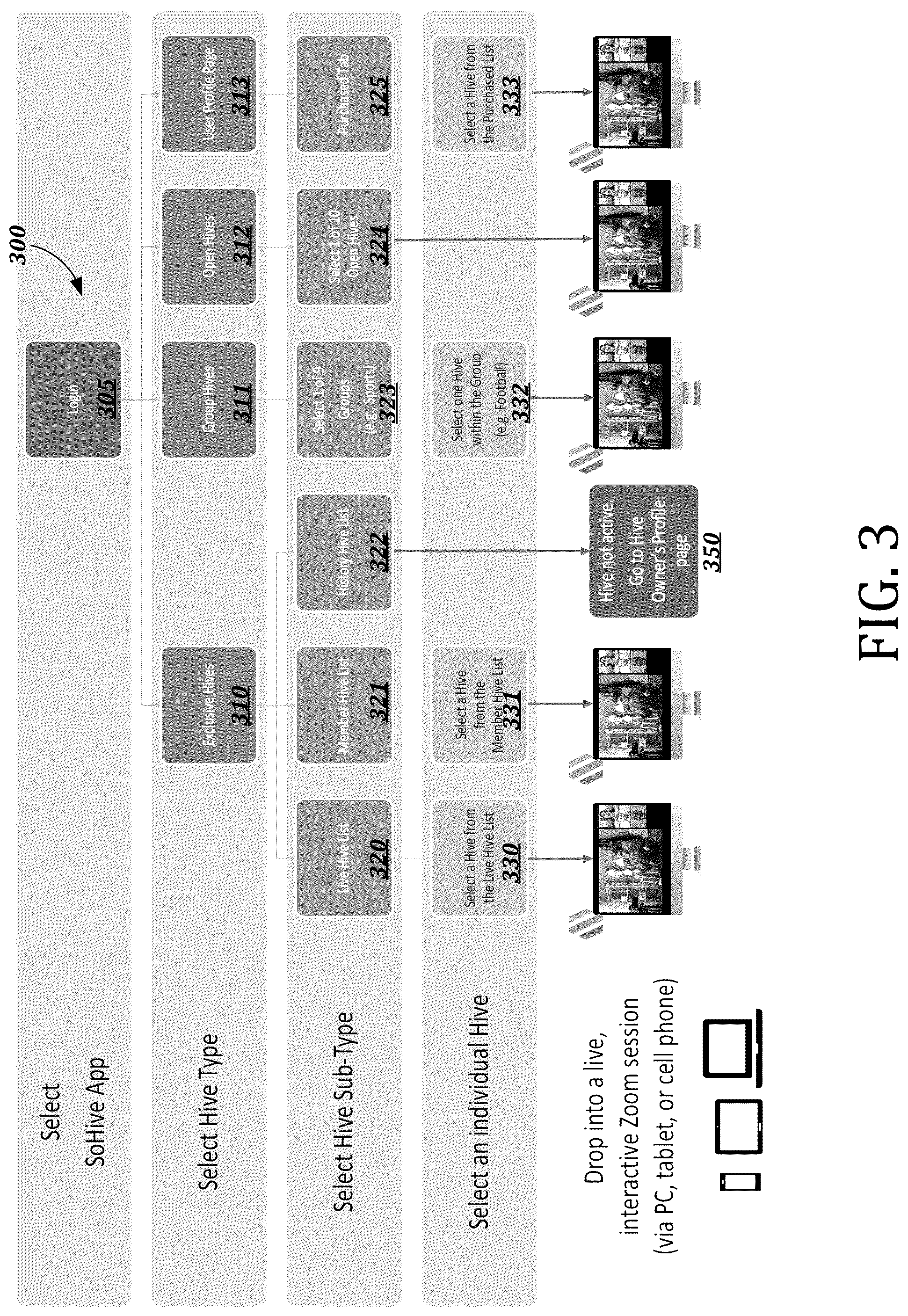 Patent US12108191 Figure 3 – System and method for drop-in video communication