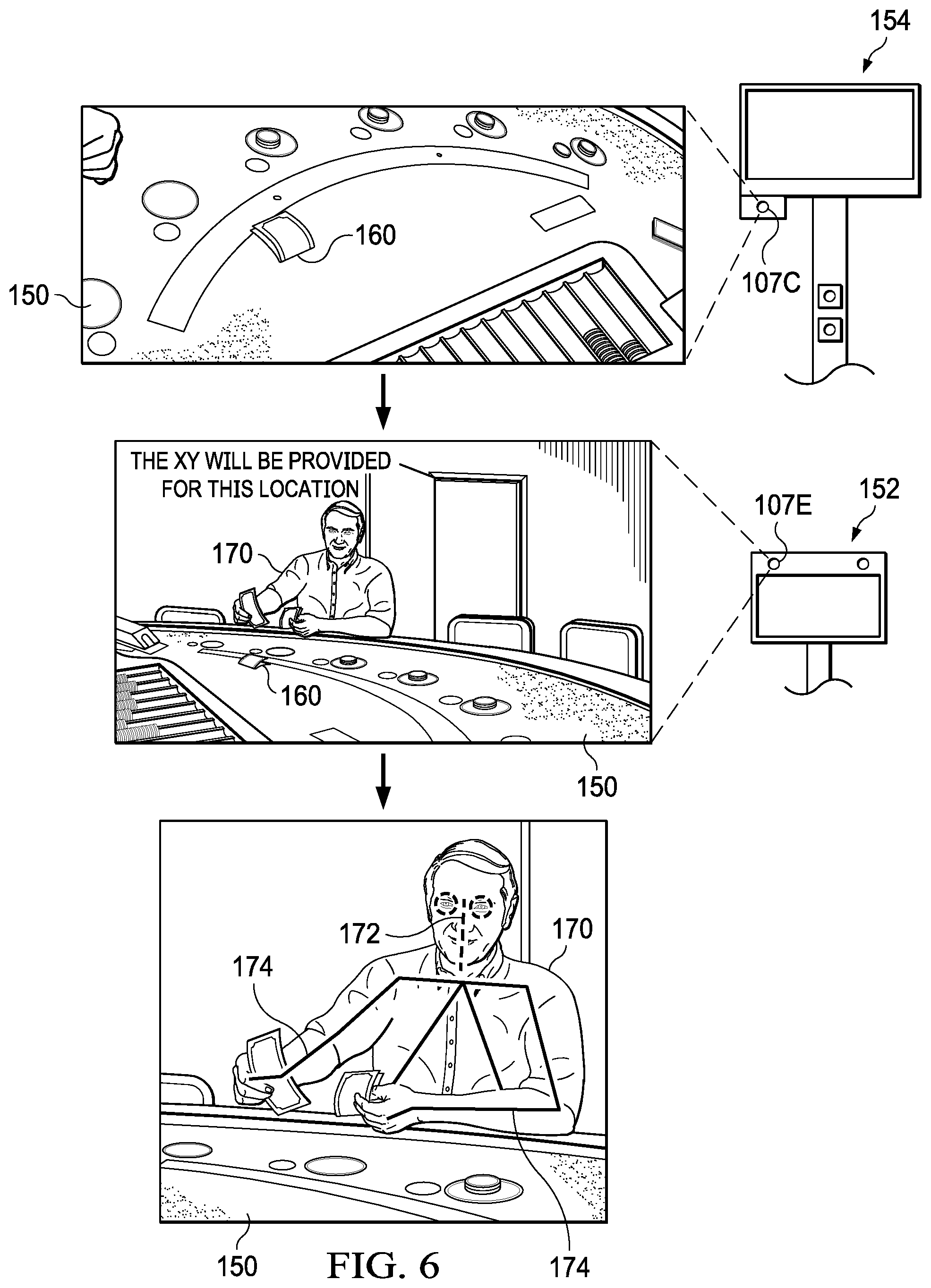 Patent US12108193 Figure 5 – Gaming table events detecting and processing