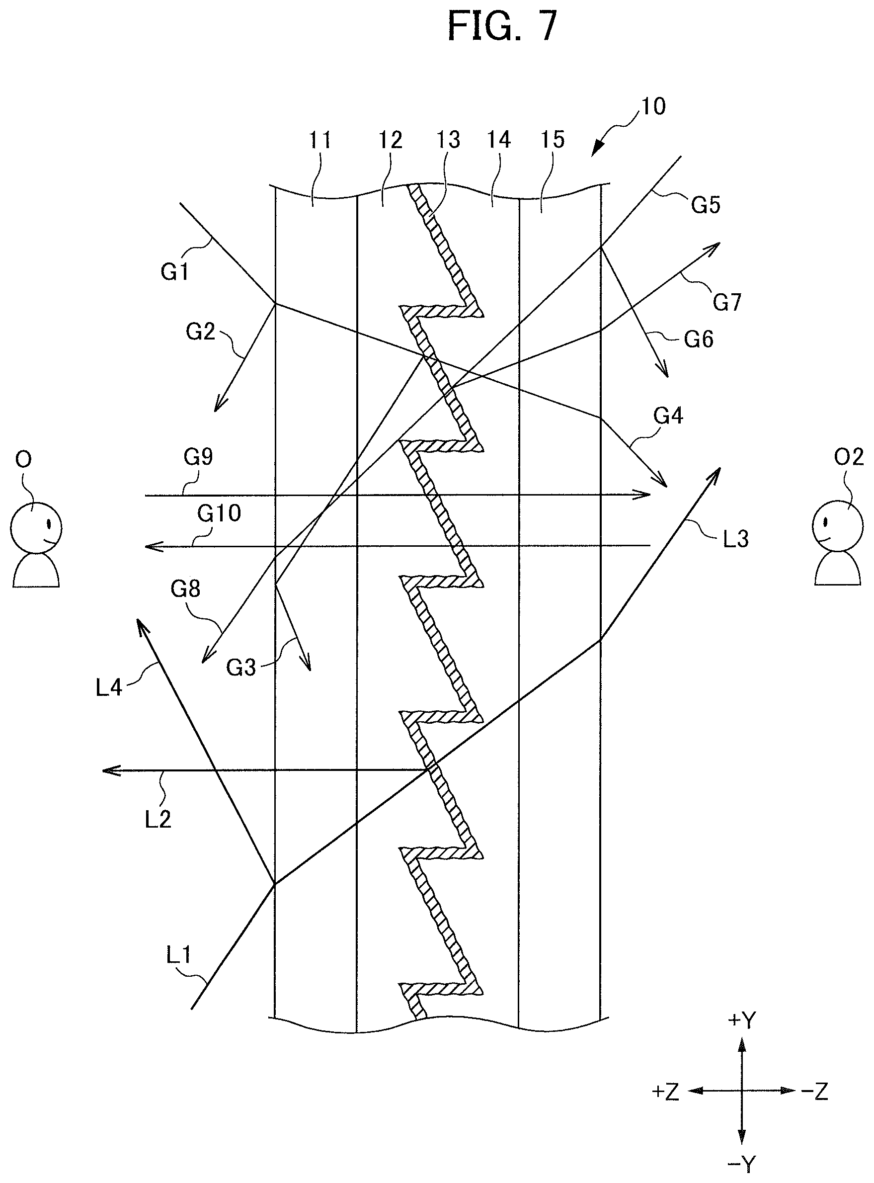 Patent US12108195 Figure 7 – Reflective screen and image display device