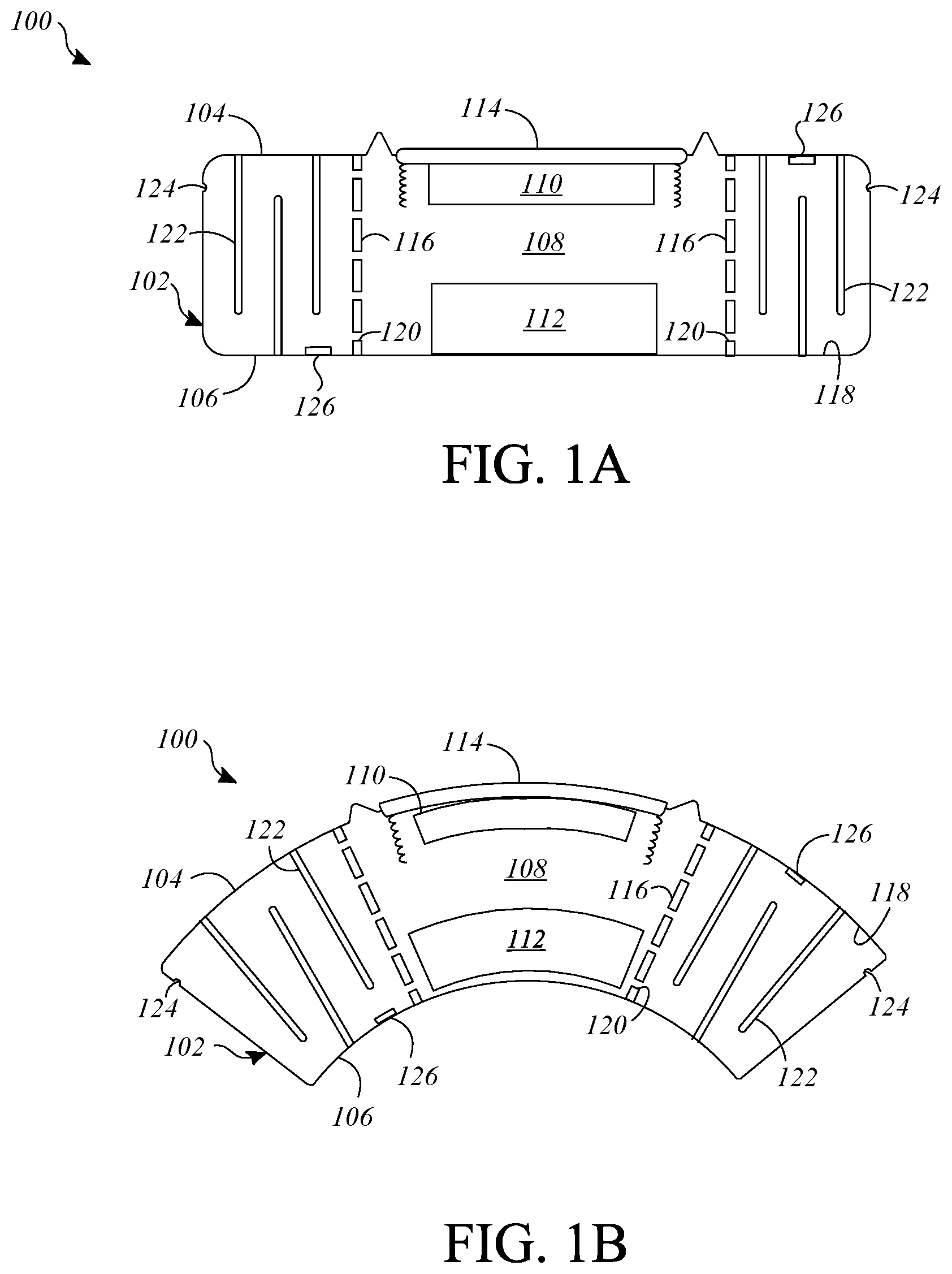 Patent US12108200 Figure 1 – Flexible speakers