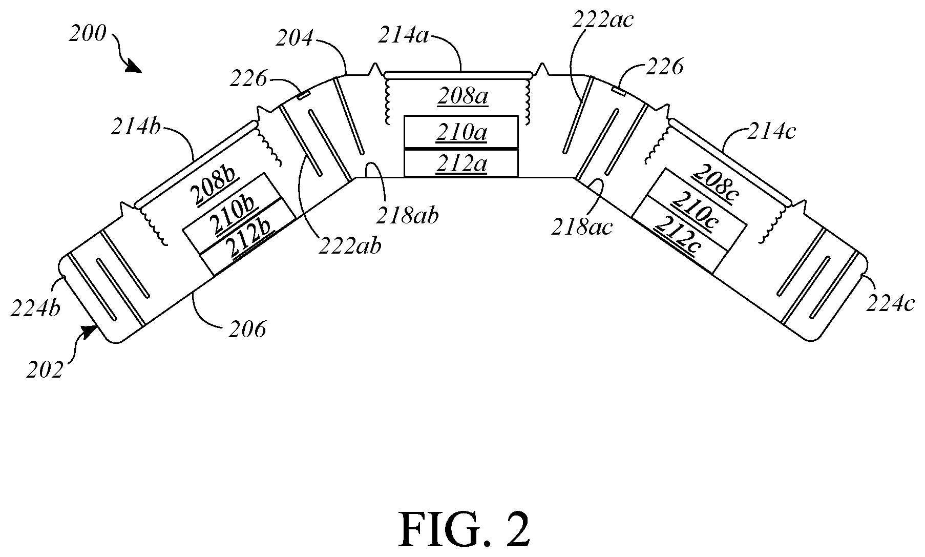 Patent US12108200 Figure 2 – Flexible speakers